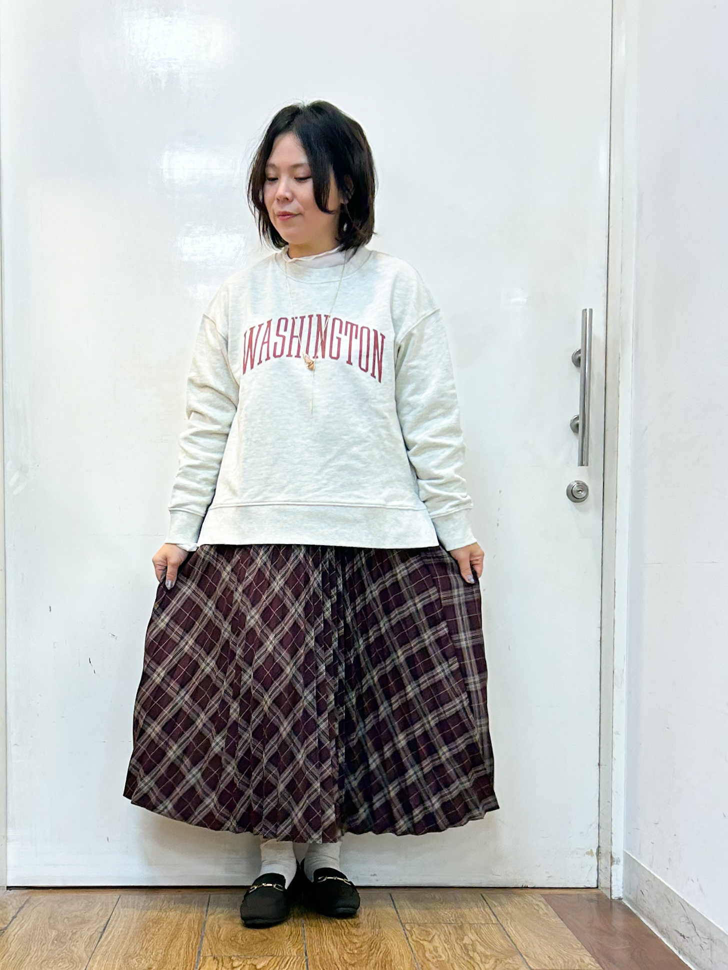 haruさんの「SHOO･LA･RUE｜【洗濯機可/撥水/マルチWAY】ファーライナー付き 毎日欲張りマンパ」を使ったコーディネート