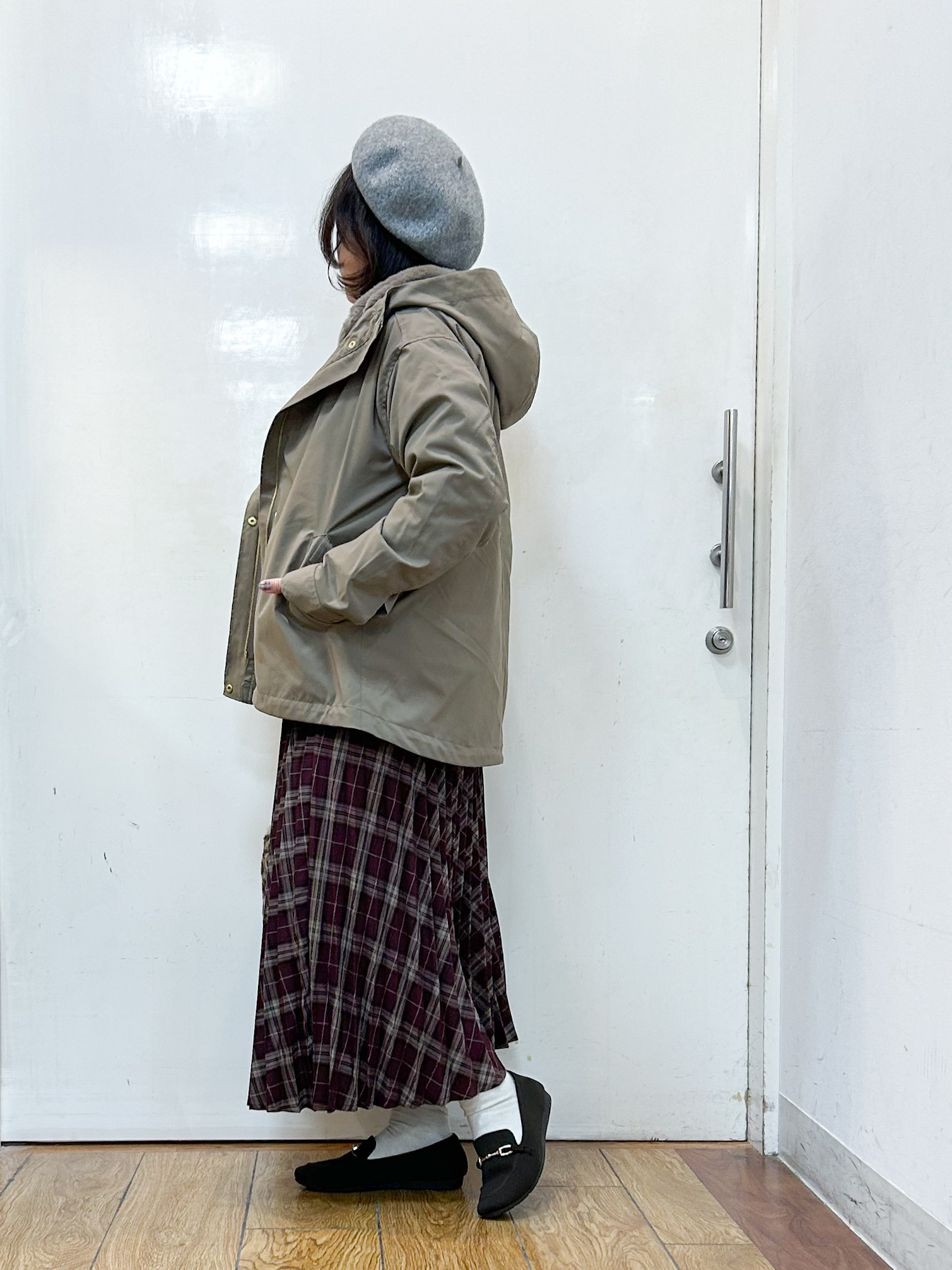 haruさんの「SHOO･LA･RUE｜【洗濯機可/撥水/マルチWAY】ファーライナー付き 毎日欲張りマンパ」を使ったコーディネート