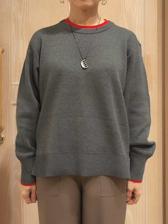 YUKIさんの「SHOO･LA･RUE｜【洗濯機可/S-LL】配色がアクセント スウェットライクニット」を使ったコーディネート