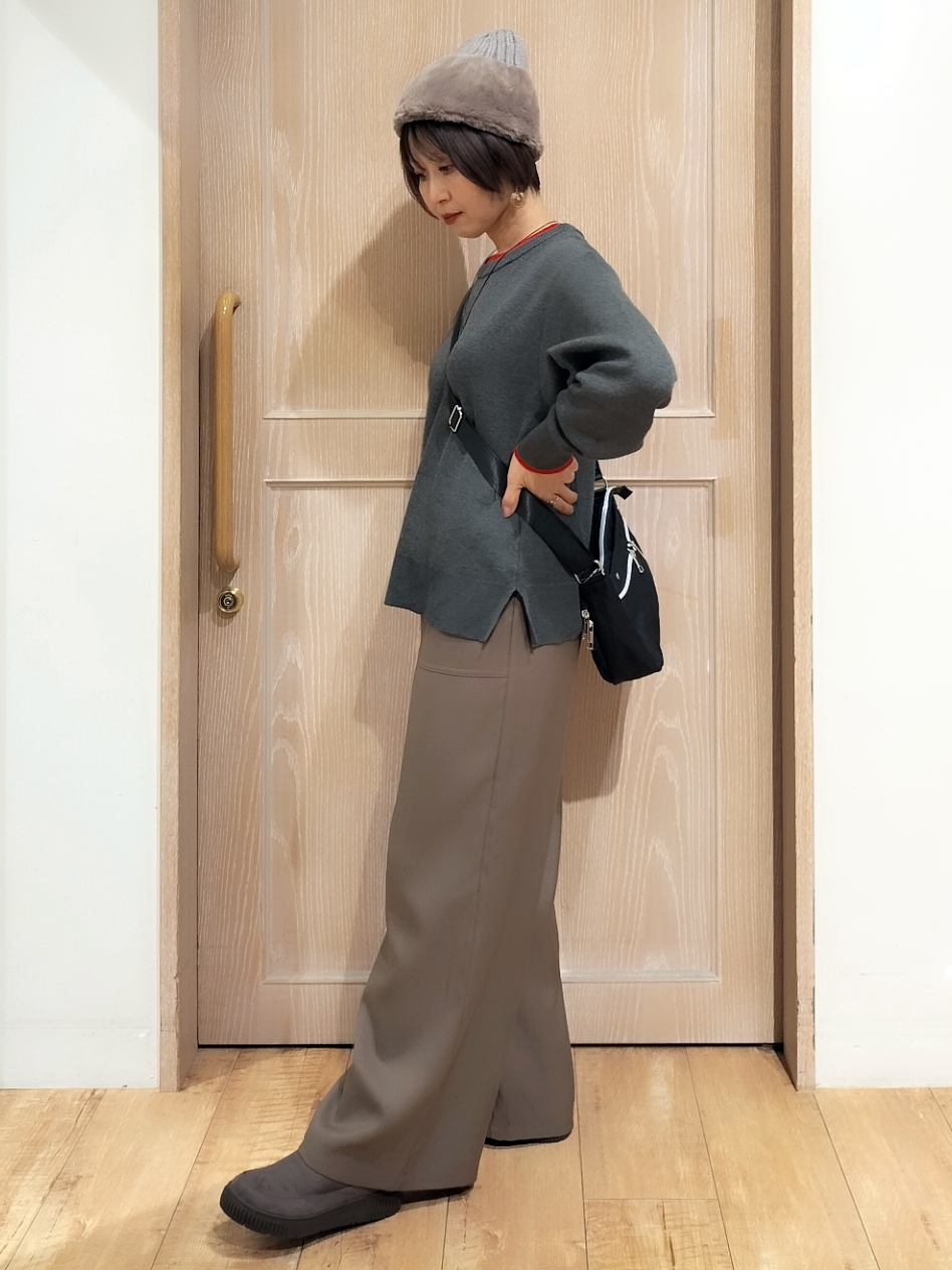 YUKIさんの「SHOO･LA･RUE｜【洗濯機可/S-LL】配色がアクセント スウェットライクニット」を使ったコーディネート