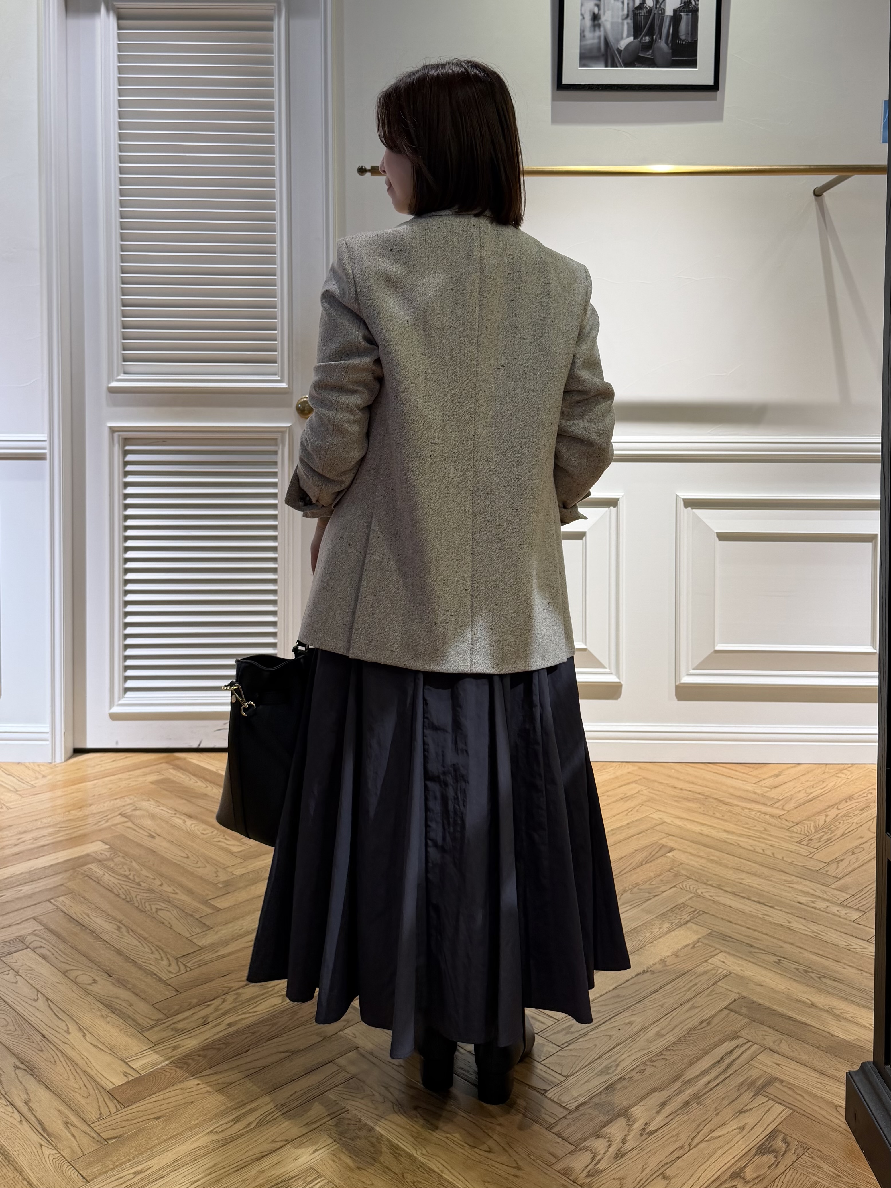 つじ まこさんの「DRESSTERIOR｜【セットアップ可】ネップツイード ジャケット」を使ったコーディネート