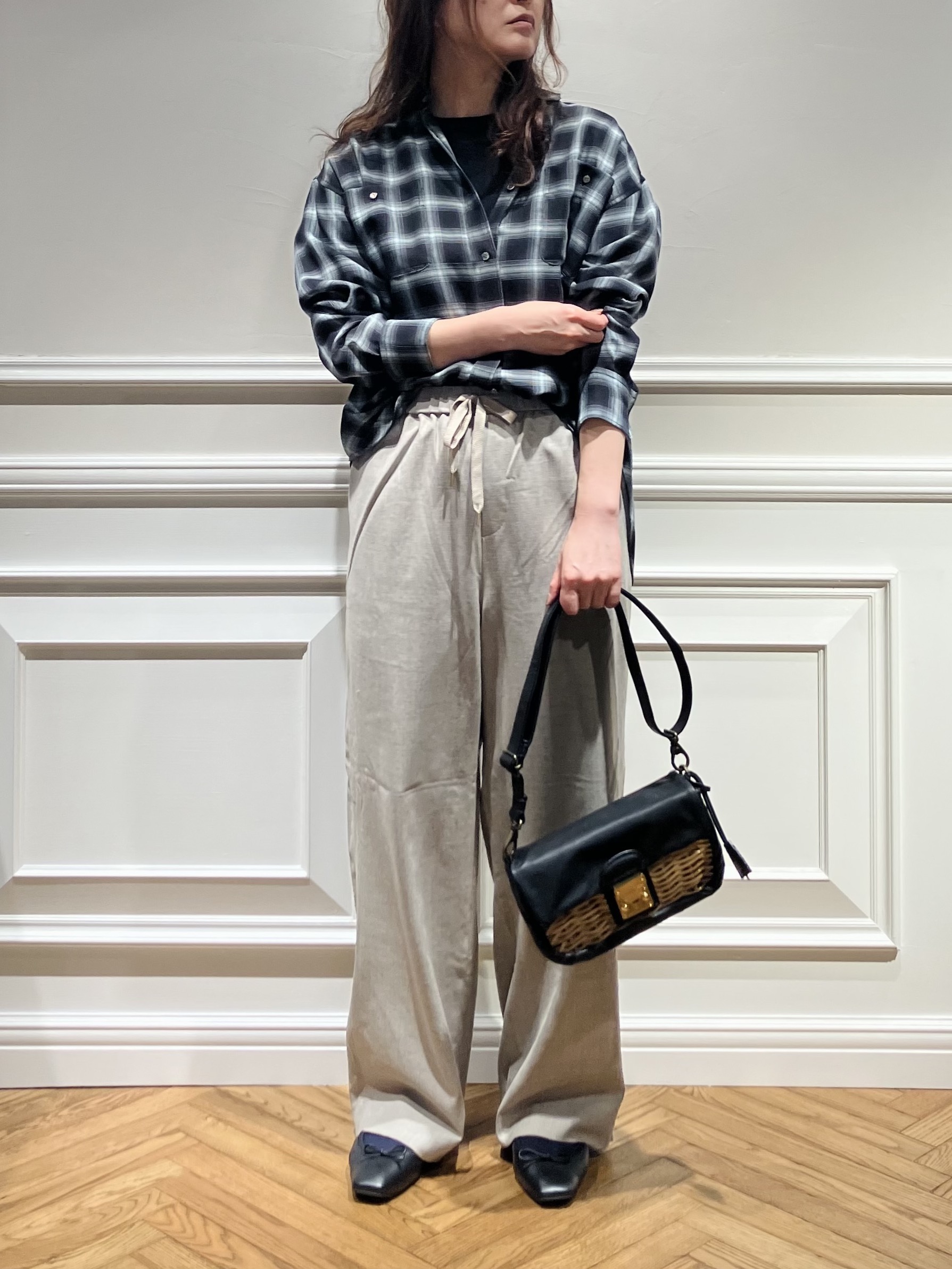 TSUKUIさんの「DRESSTERIOR｜【ウォッシャブル】ビエラオンブレチェックシャツ」を使ったコーディネート