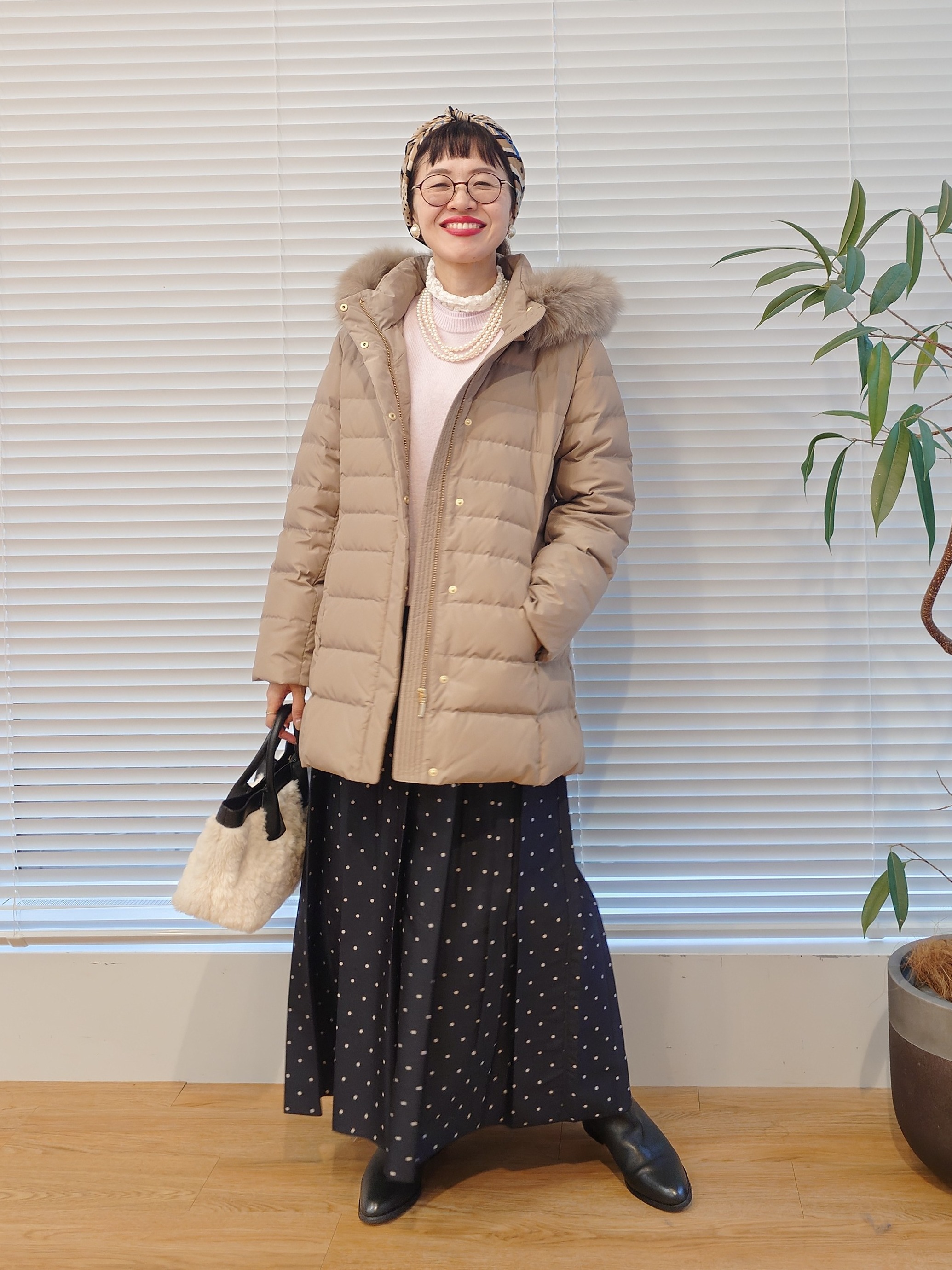 MUTSUKOさんの「UNTITLED｜【重ね着レイヤード】レースハイネックトップス」を使ったコーディネート