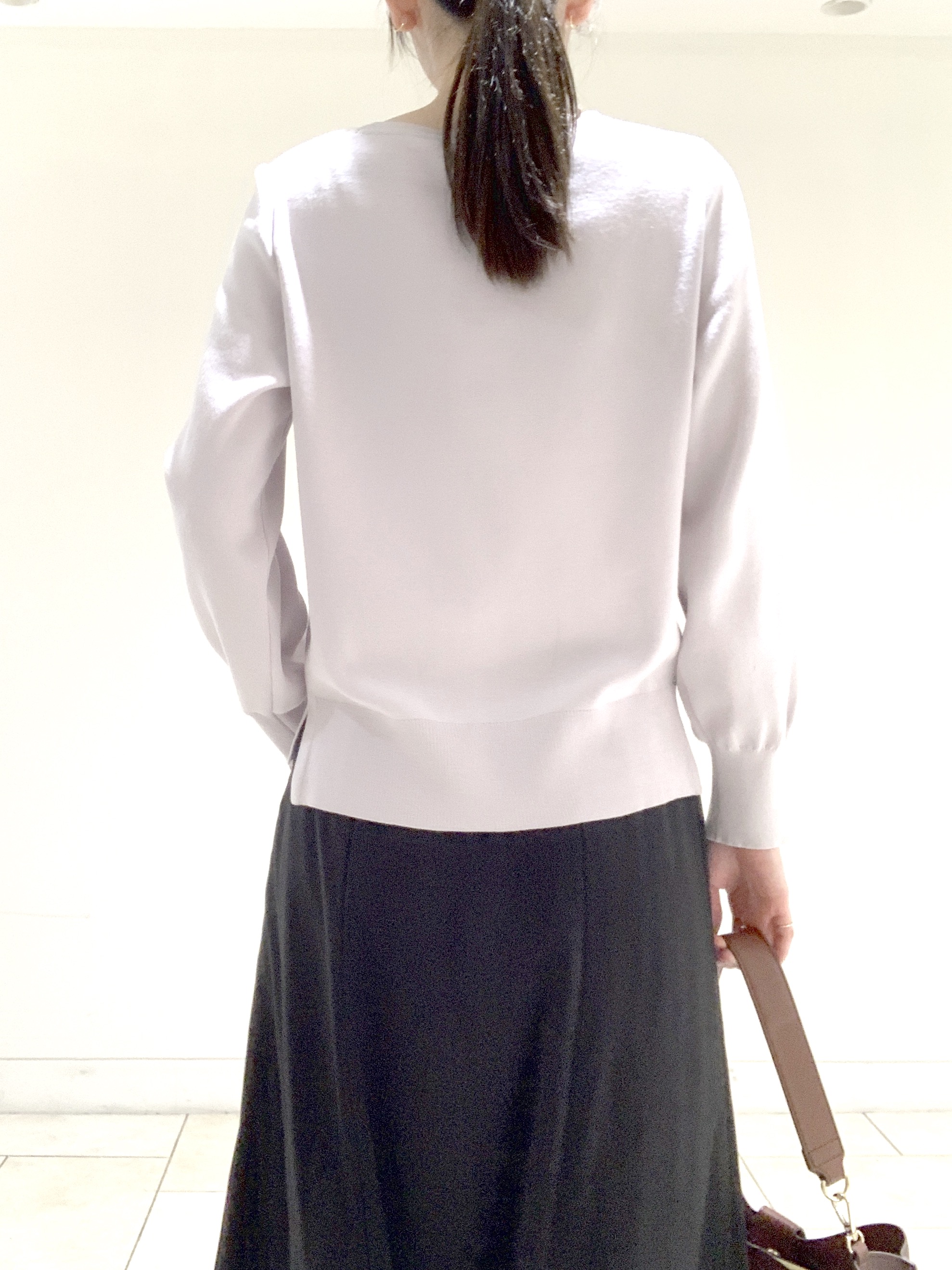 ヤマグチさんの「Reflect｜【マシンウォッシュ】レース風編み柄ニット」を使ったコーディネート