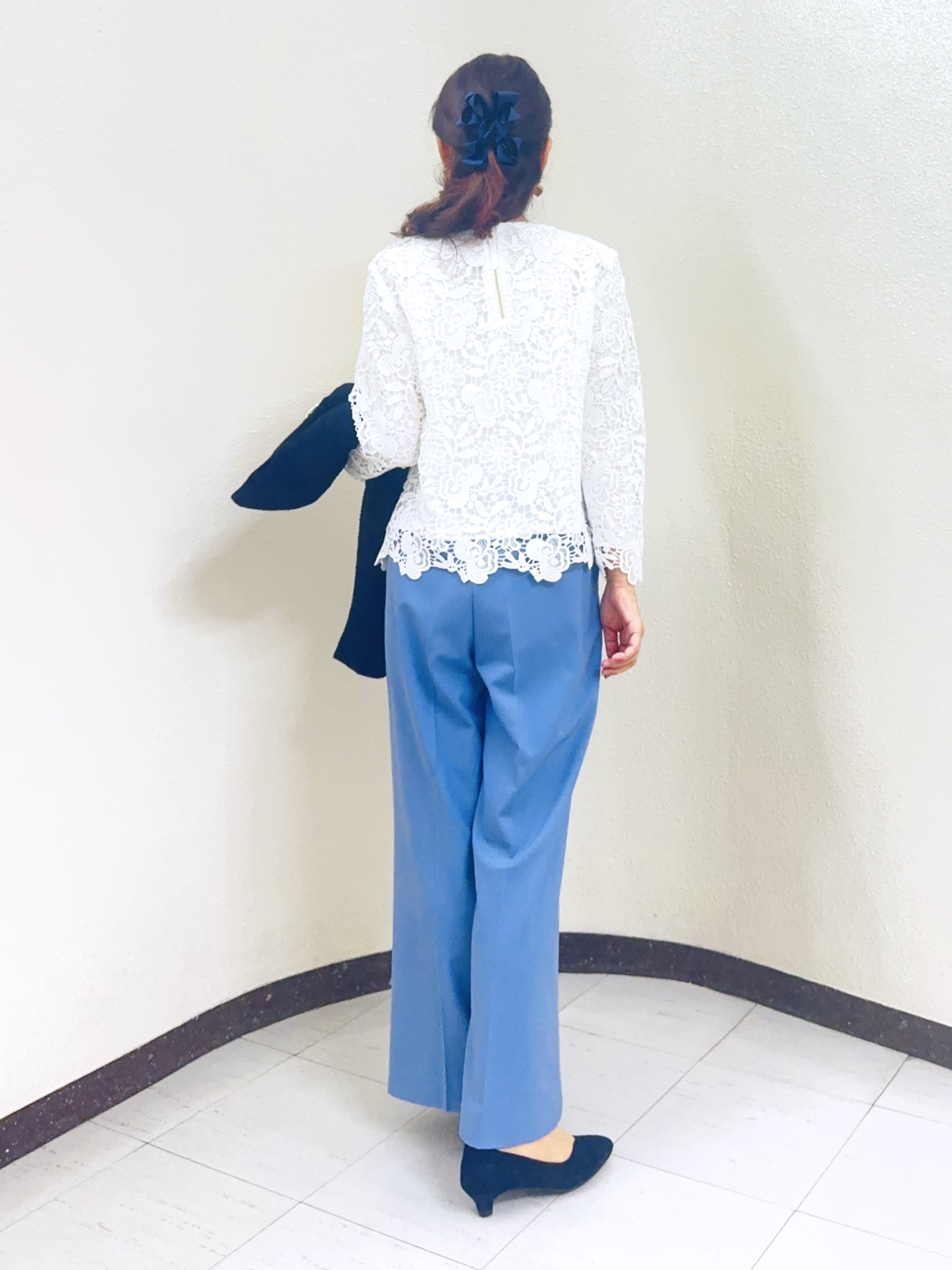 ⭐︎Eimi⭐︎さんの「Reflect｜【SS-4Lサイズ／手洗い可／吸湿／発熱】裏起毛素材ワイドパンツ」を使ったコーディネート