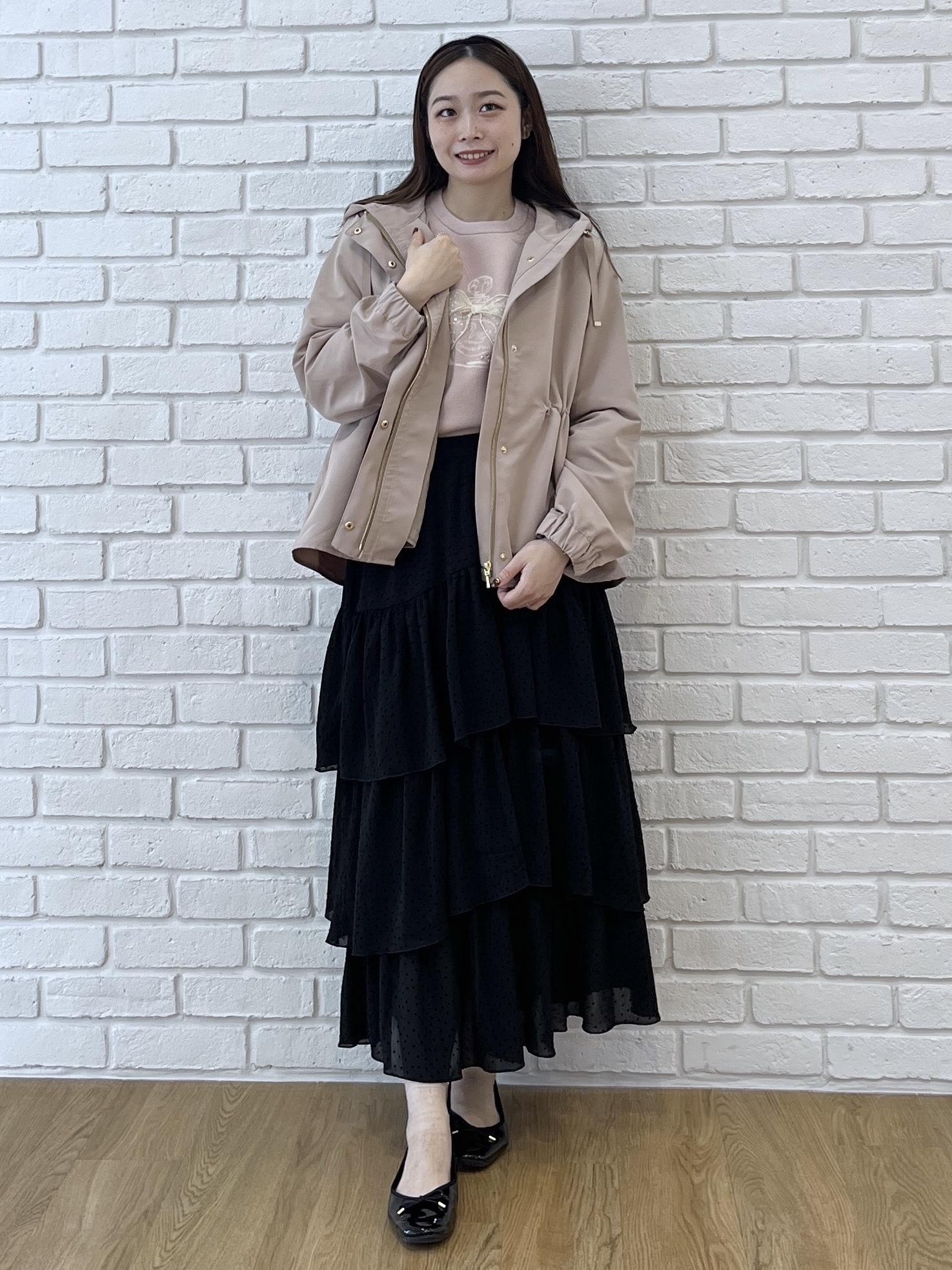 Saekoさんの「Couture brooch｜【撥水・保温効果】愛されマンパ(キルトライナー付き)」を使ったコーディネート