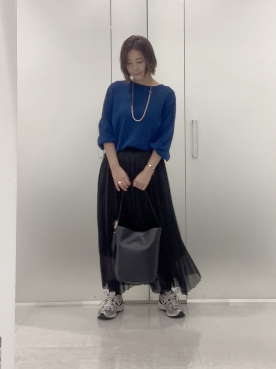 まどかさんの「UNTITLED｜【店頭人気！/8色展開】ボリュームスリーブニットプルオーバー」を使ったコーディネート
