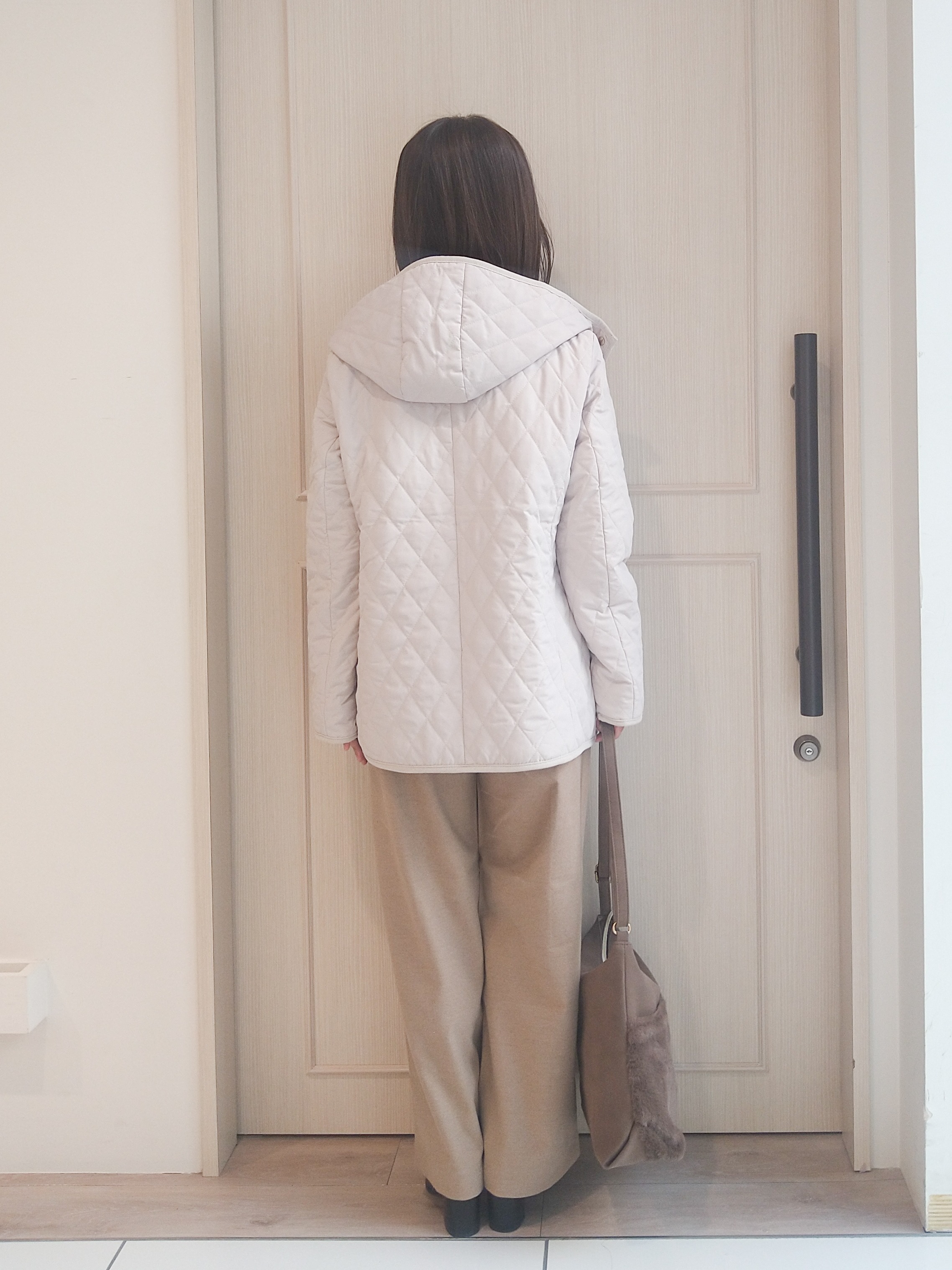 mi-saさんの「SHOO･LA･RUE｜【撥水/S-LL/洗濯機可】2WAY中綿キルトジャケット」を使ったコーディネート