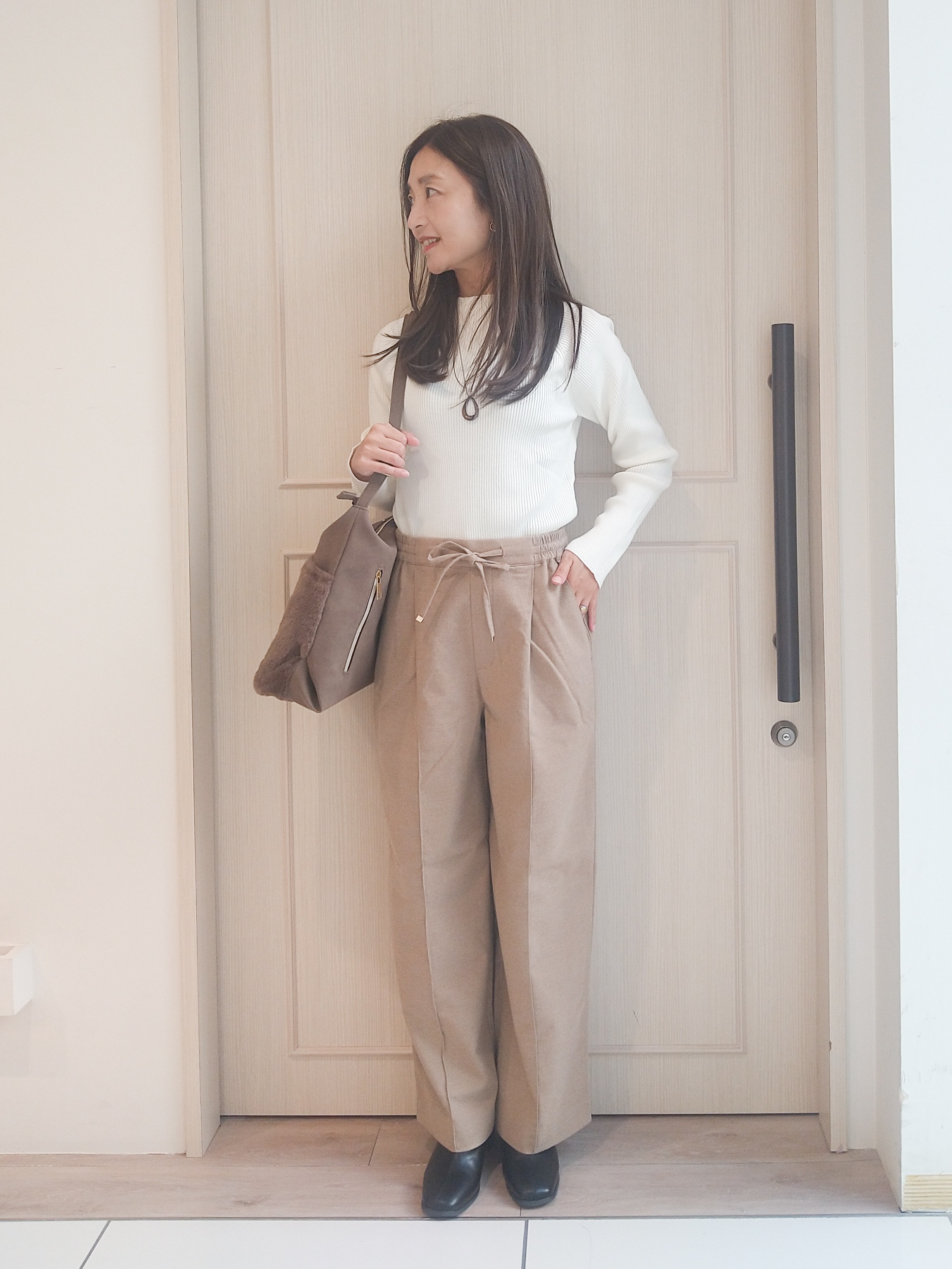 mi-saさんの「SHOO･LA･RUE｜【撥水/S-LL/洗濯機可】2WAY中綿キルトジャケット」を使ったコーディネート