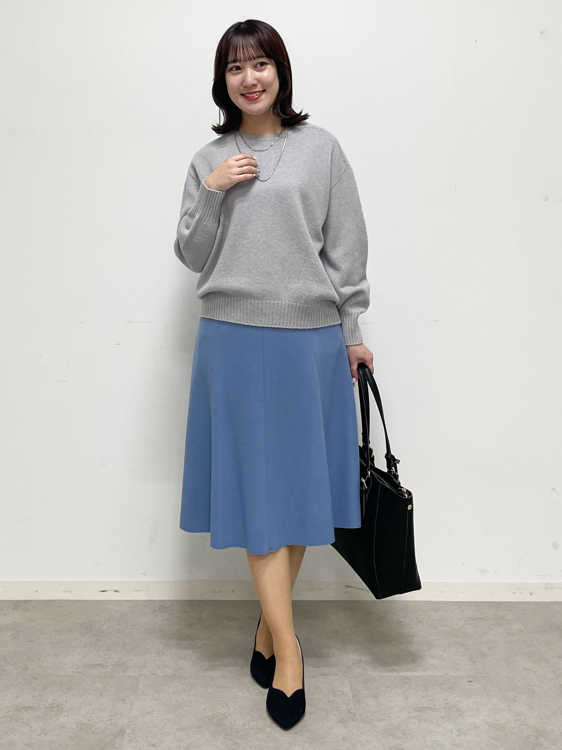 yukariさんの「Reflect｜【SS-4Lサイズ／セットアップ可】Aラインフレアスカート」を使ったコーディネート