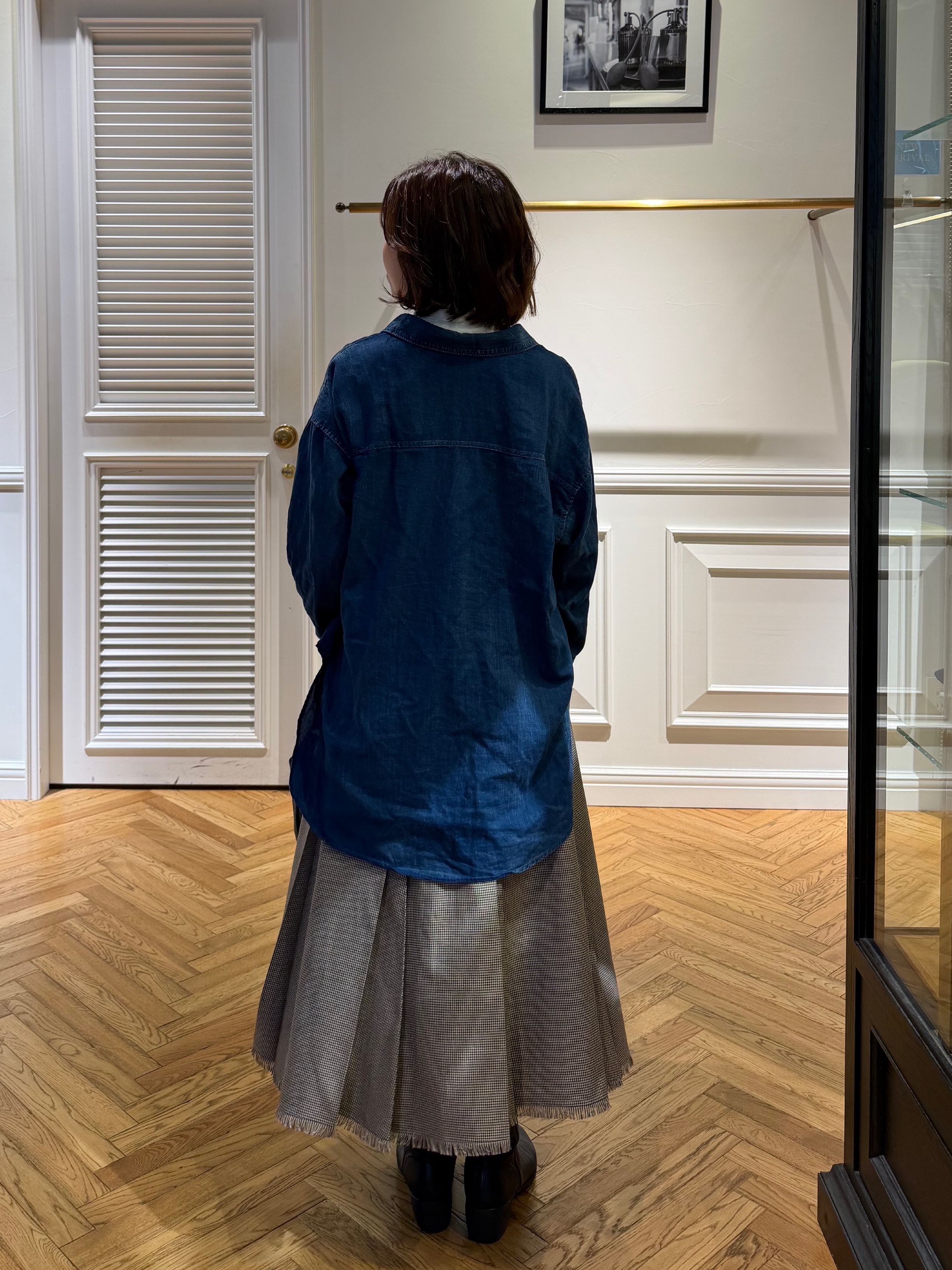 つじ まこさんの「DRESSTERIOR｜【吸湿発熱/保湿機能/インナー】ホカウル タートルネックプルオーバー」を使ったコーディネート