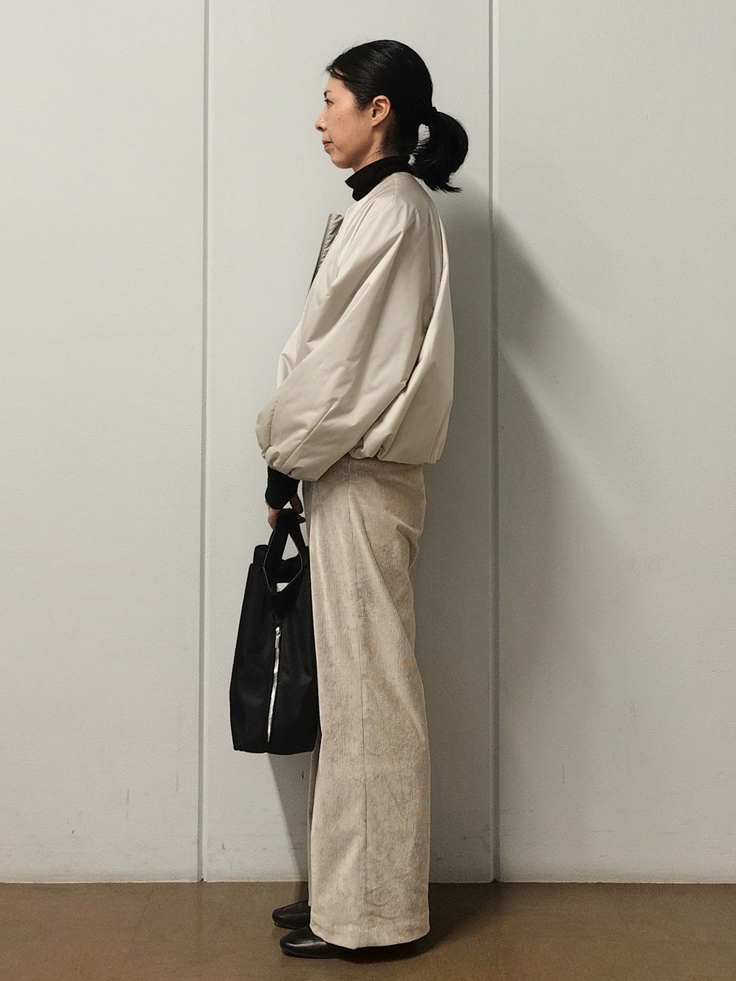 OHNUMAさんの「UNTITLED｜【軽アウター/中綿/秋冬コート】ショートブルゾン」を使ったコーディネート