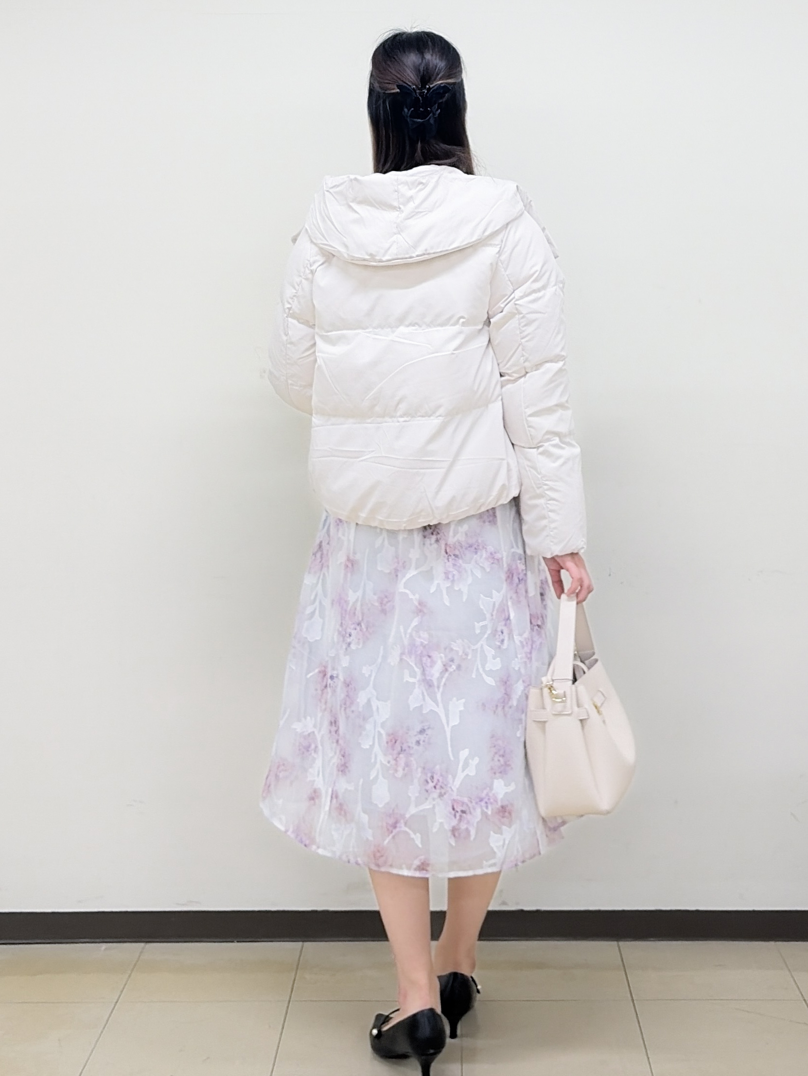 yurinaさんの「index｜河田ダウンショートコート 【洗濯機OK／静電気防止（裏地）／撥水／XS-3L】」を使ったコーディネート