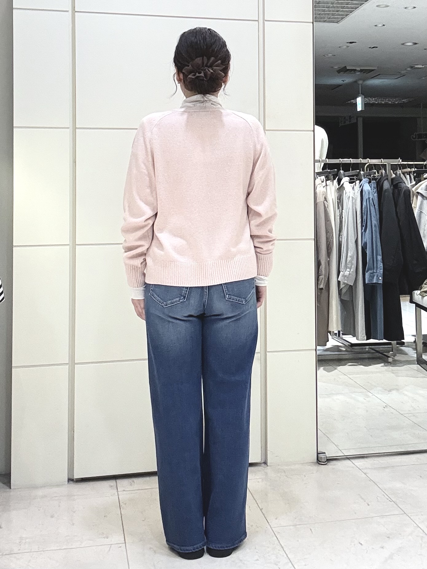 mori.さんの「UNTITLED｜【店頭人気！】杢調ジップカーディガン」を使ったコーディネート