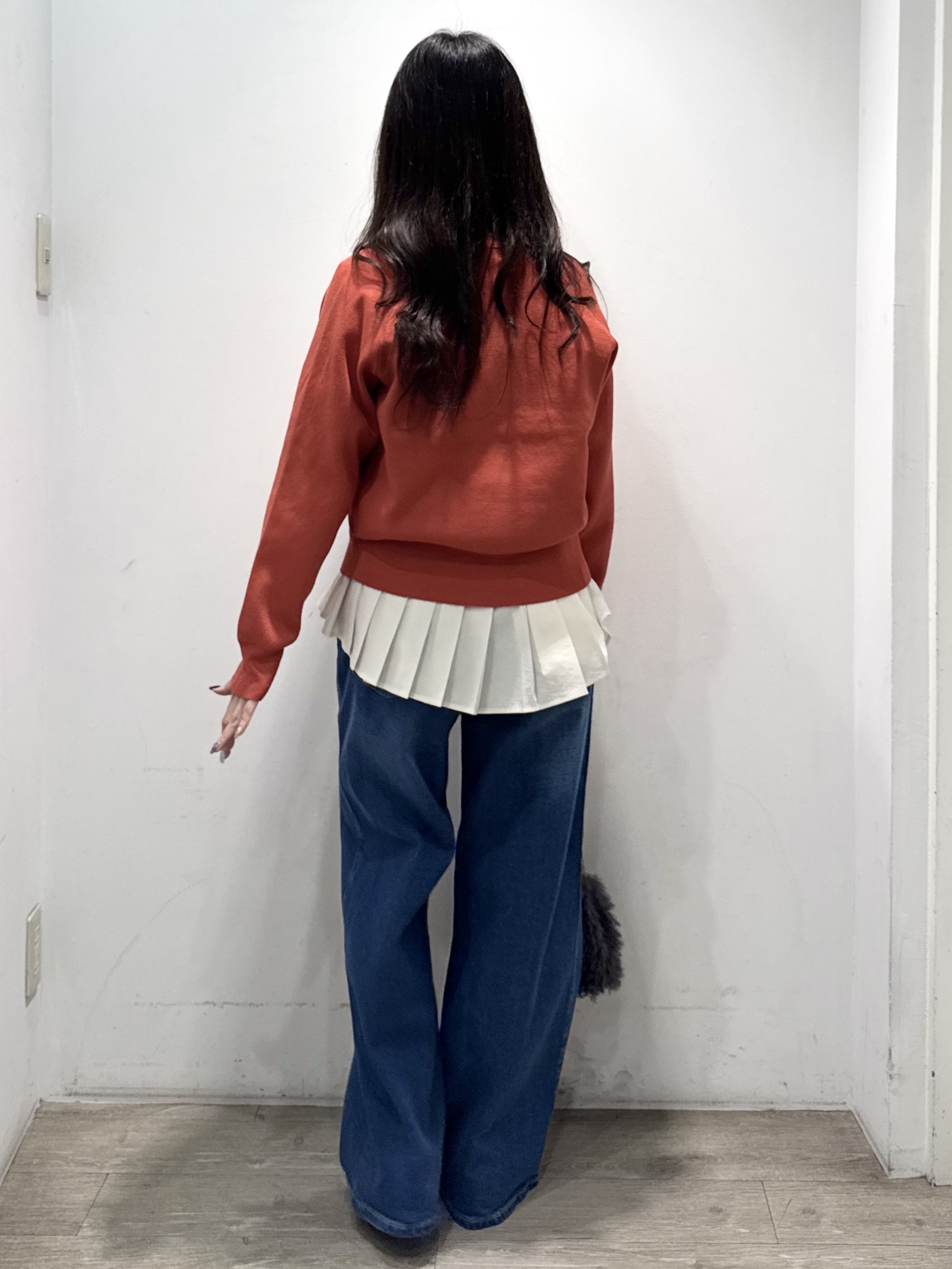 yuicciさんの「OPAQUE.CLIP｜【UV／遮熱性】ZIPニットカーディガン《洗濯機OK》」を使ったコーディネート