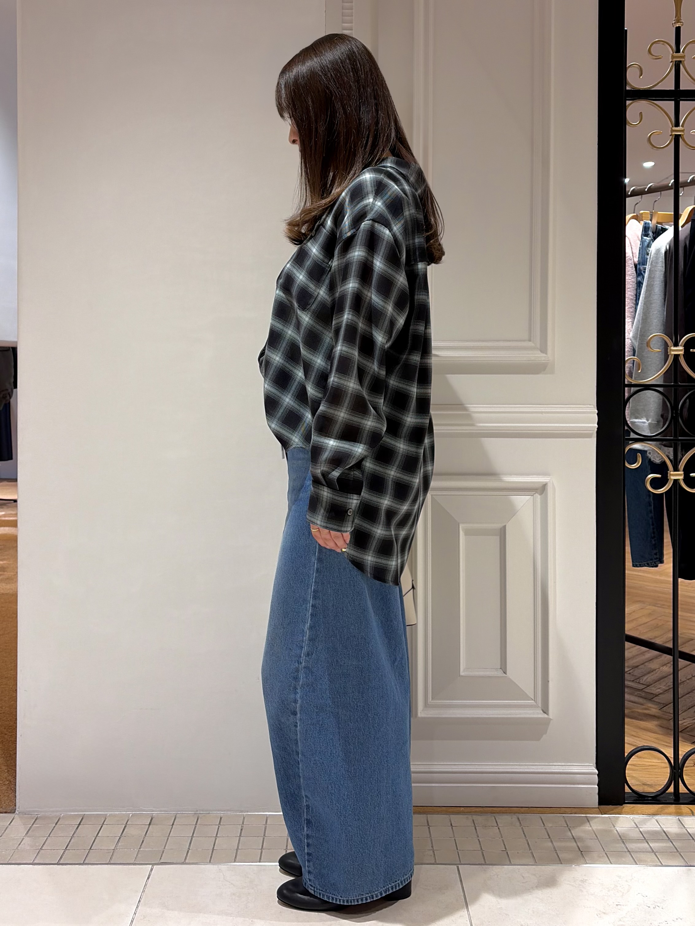 minowaさんの「DRESSTERIOR｜【ウォッシャブル】ビエラオンブレチェックシャツ」を使ったコーディネート
