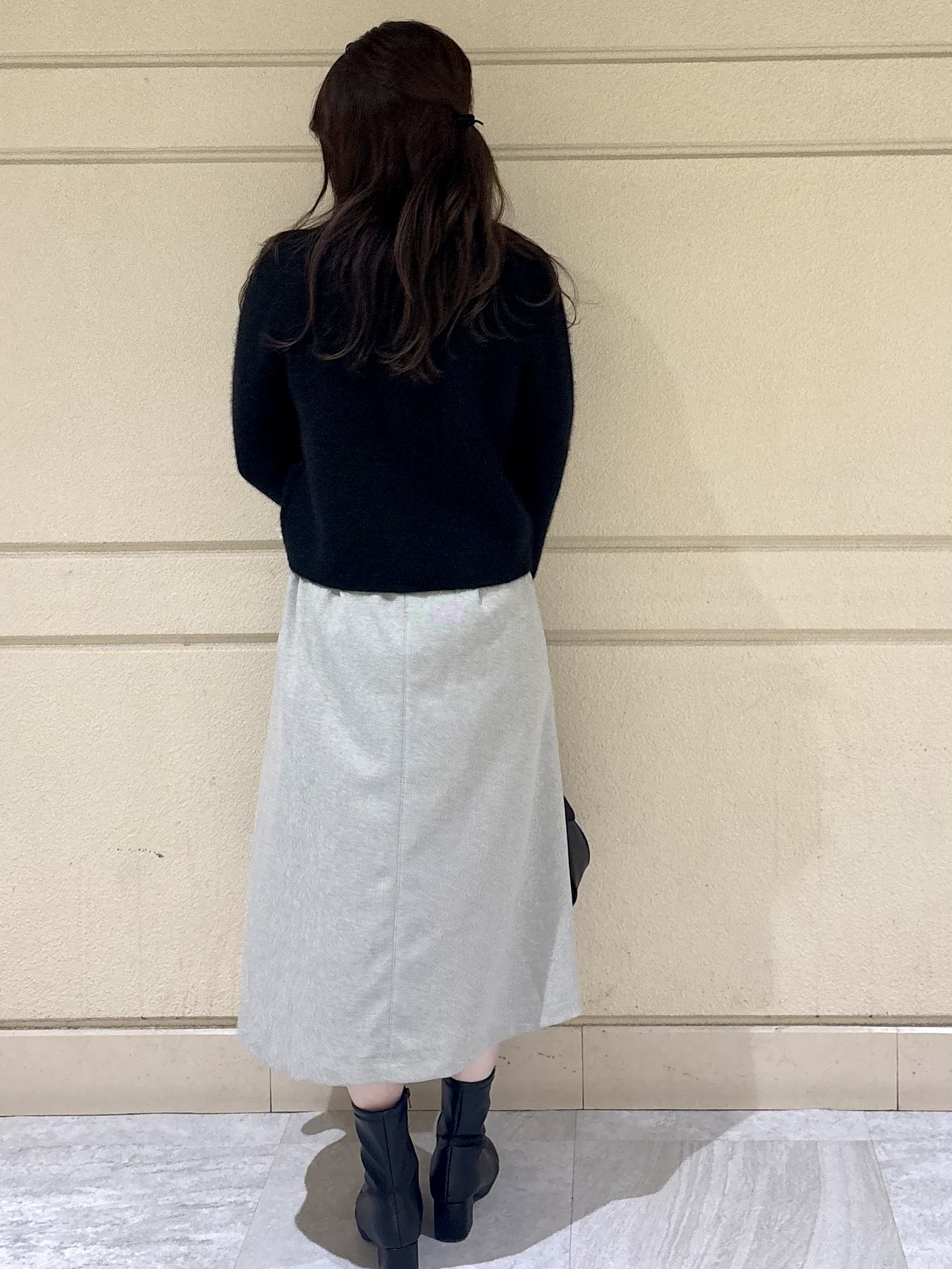 sakiさんの「COUP DE CHANCE｜【手洗い可／ラクーン混】ヘアリーカーディガン」を使ったコーディネート