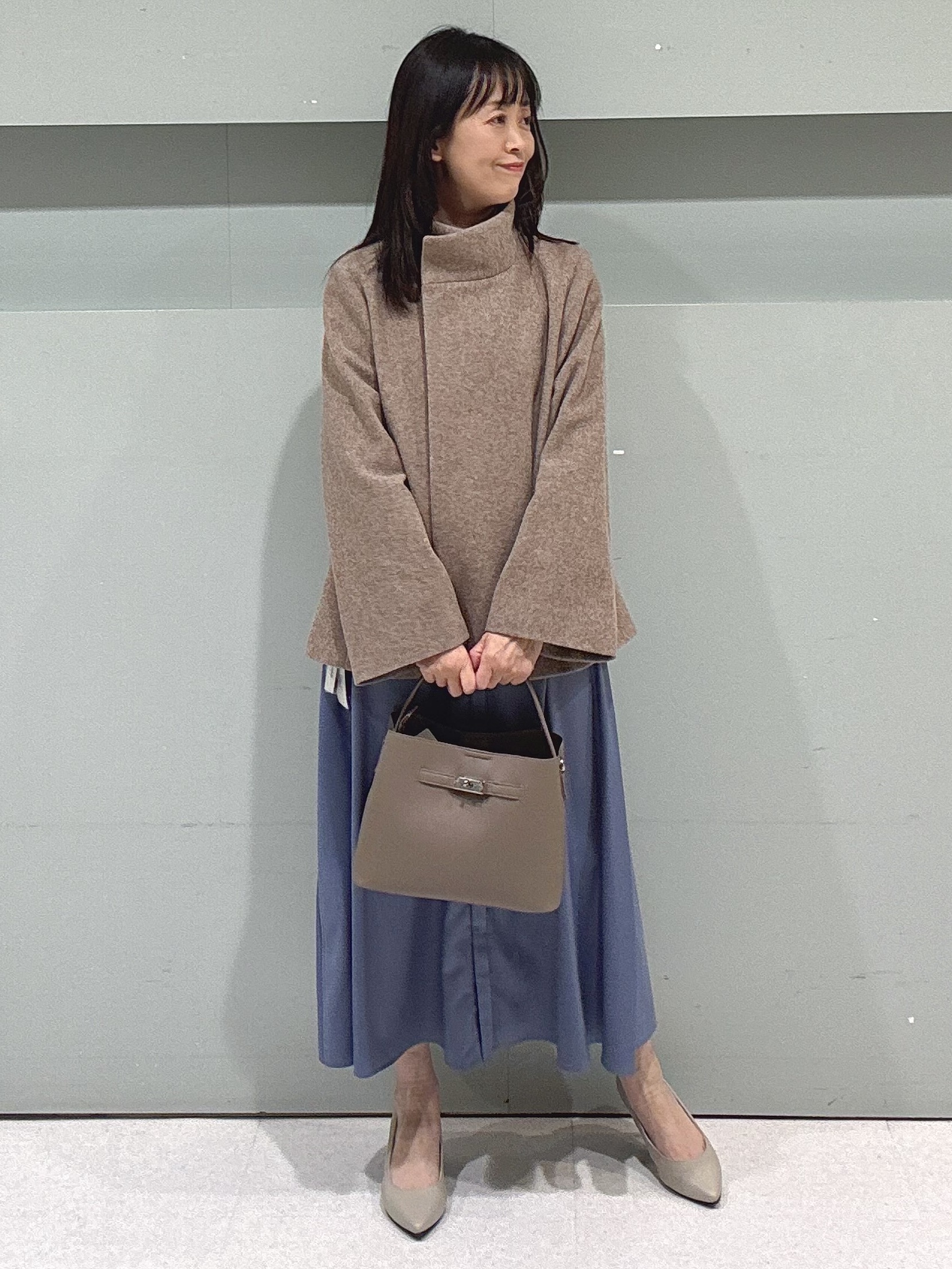 makiさんの「UNTITLED｜【軽アウター/ウール100】ウールショートコート」を使ったコーディネート