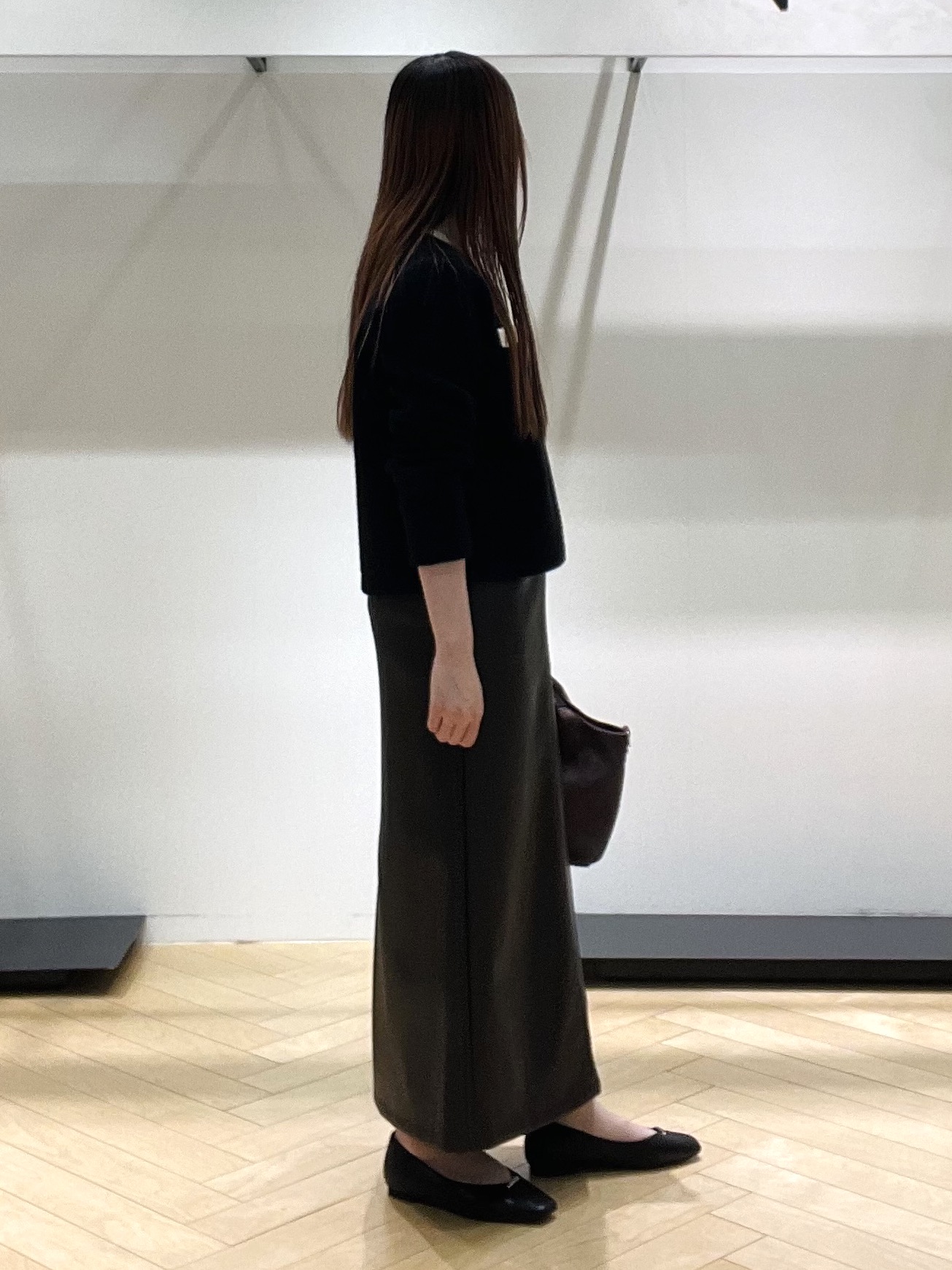 mさんの「INDIVI｜【軽やか】ブークレニットジャケット」を使ったコーディネート
