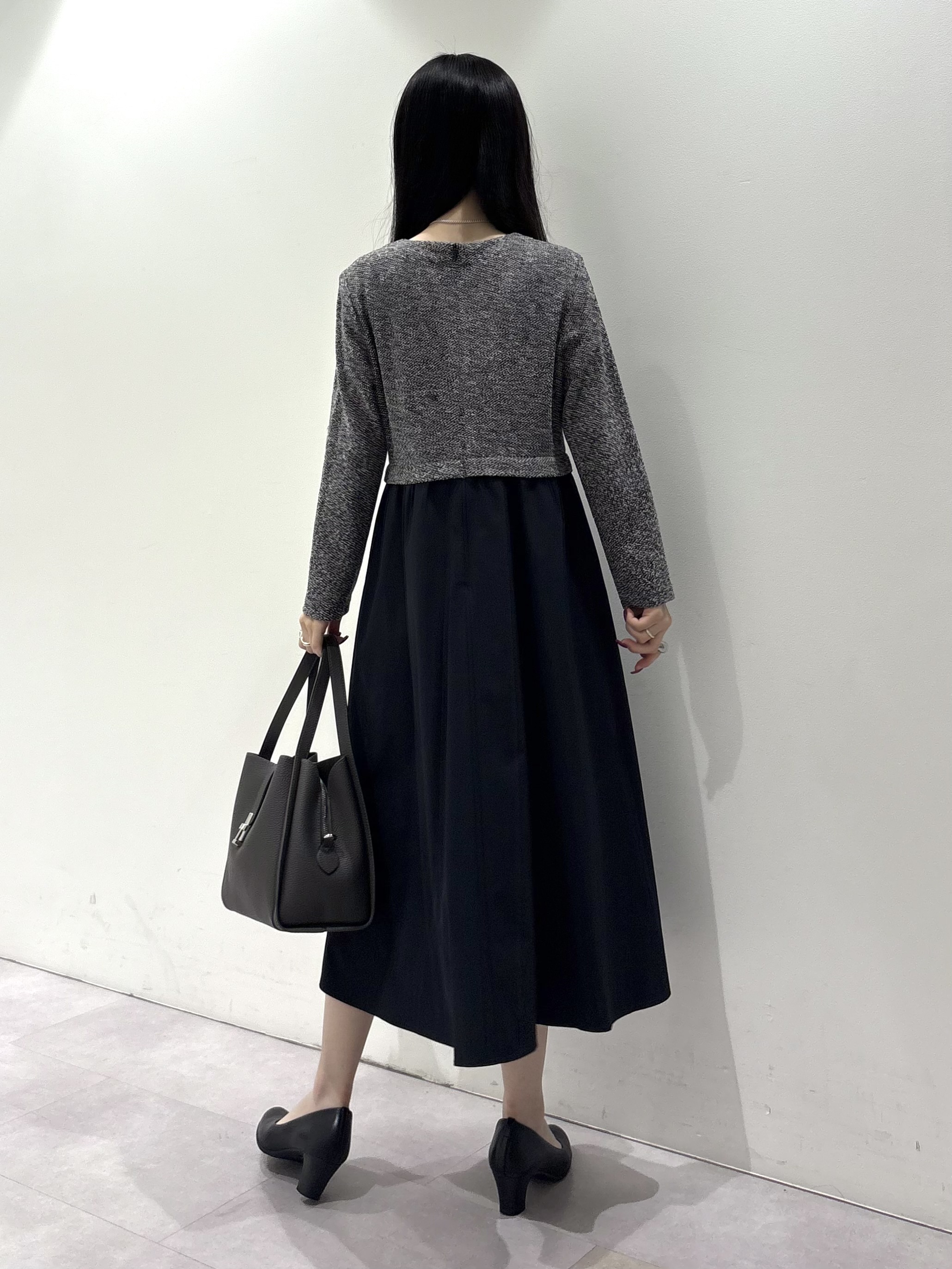 KEIKOさんの「INDIVI｜【風合い柔らか／SETUP可】ブークレ起毛ジャージジャケット」を使ったコーディネート