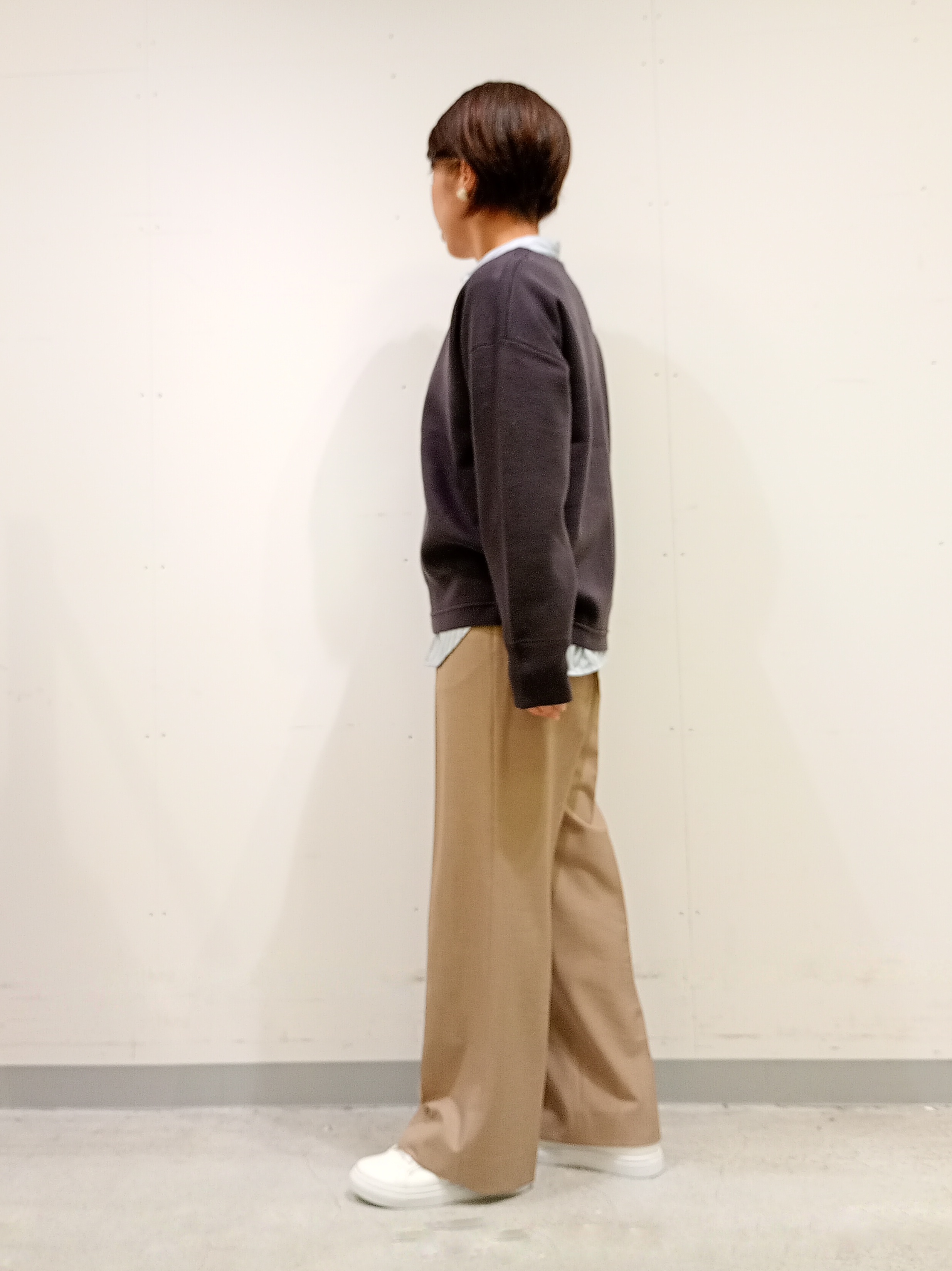Kさんの「INDIVI｜【ミラノリブ編み】ジップニットブルゾン」を使ったコーディネート