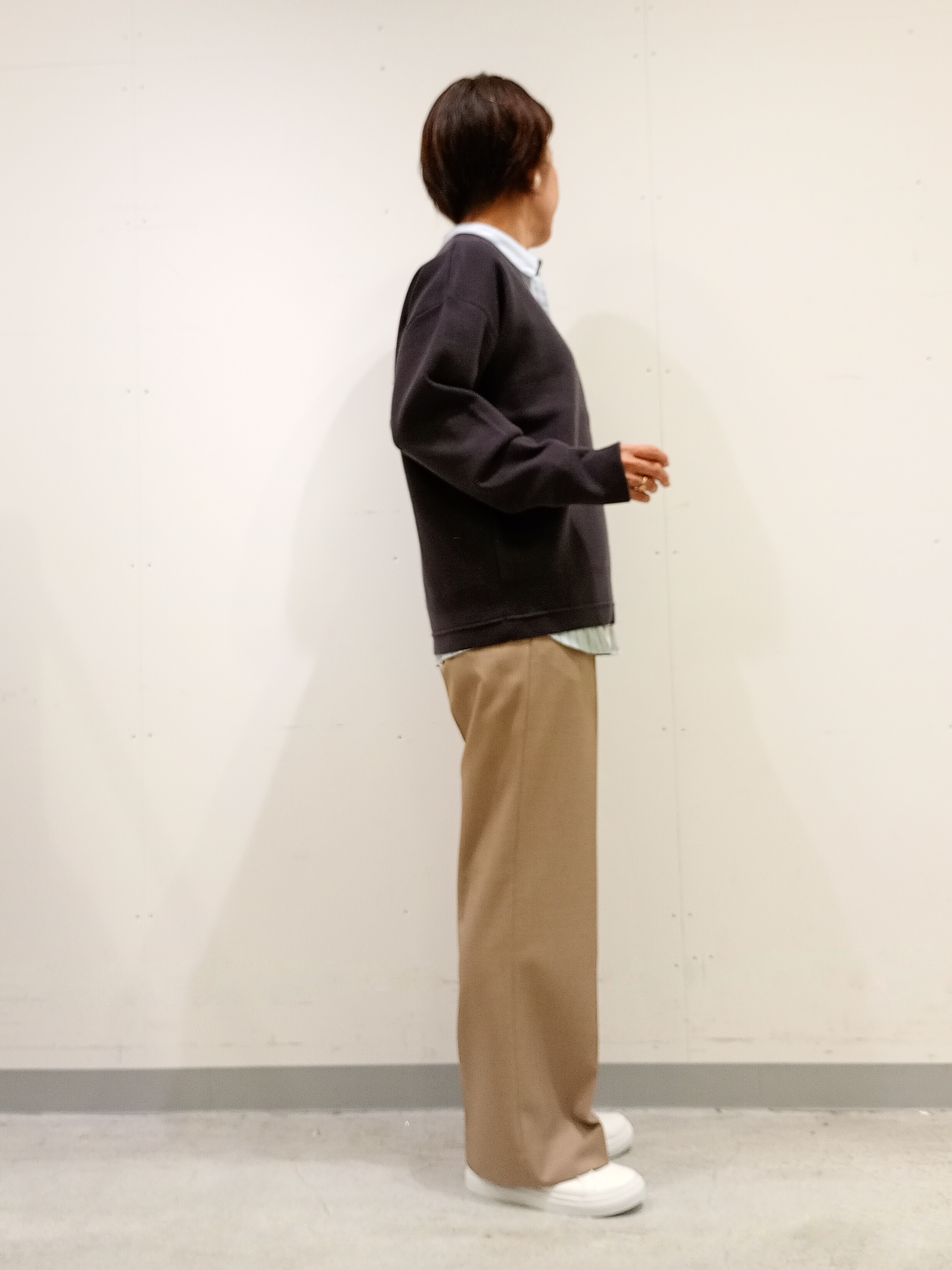 Kさんの「INDIVI｜【ミラノリブ編み】ジップニットブルゾン」を使ったコーディネート