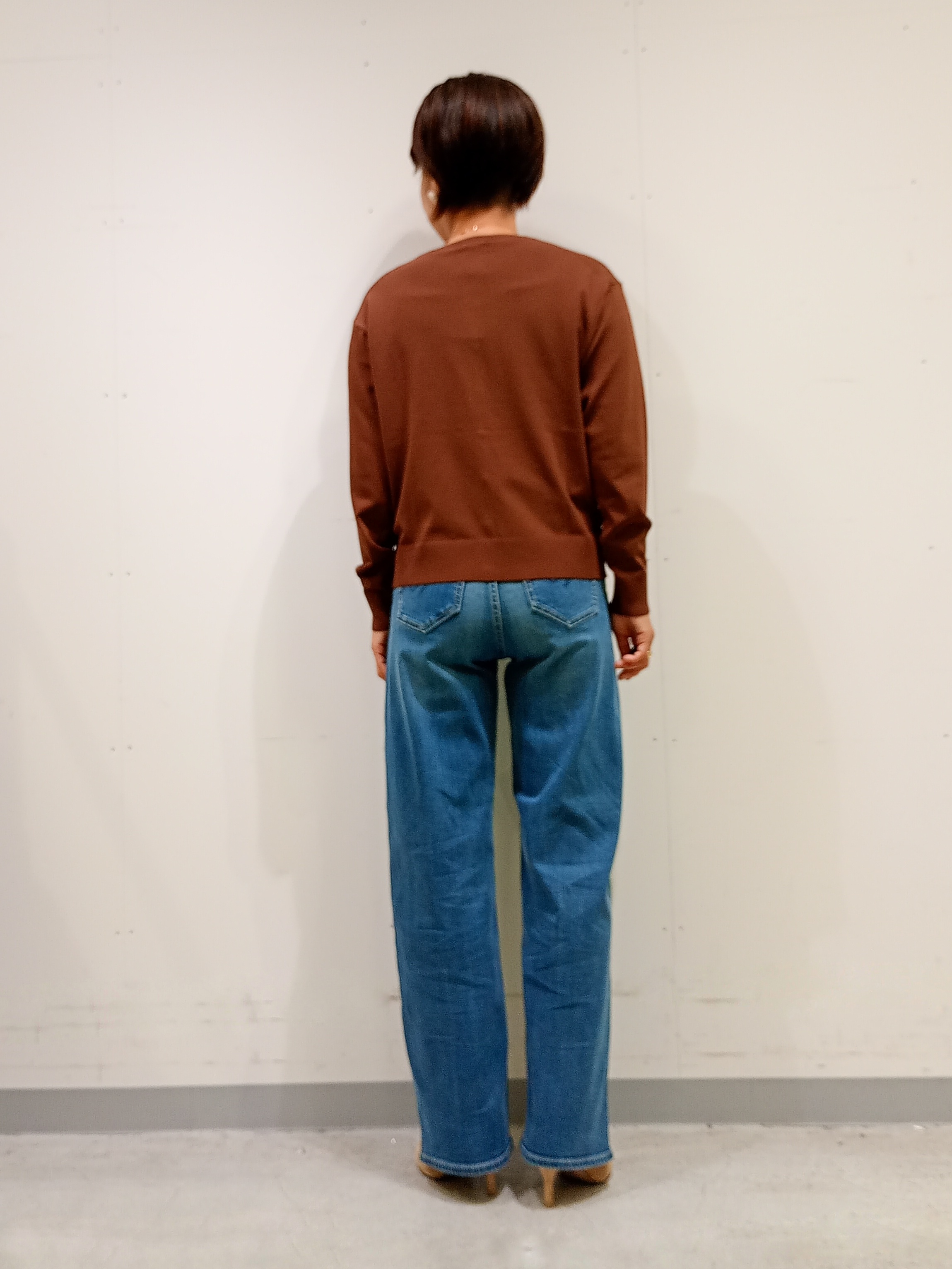 Kさんの「INDIVI｜【洗濯機OK／ストレッチ◎】秋はじめのダブルジャケット」を使ったコーディネート
