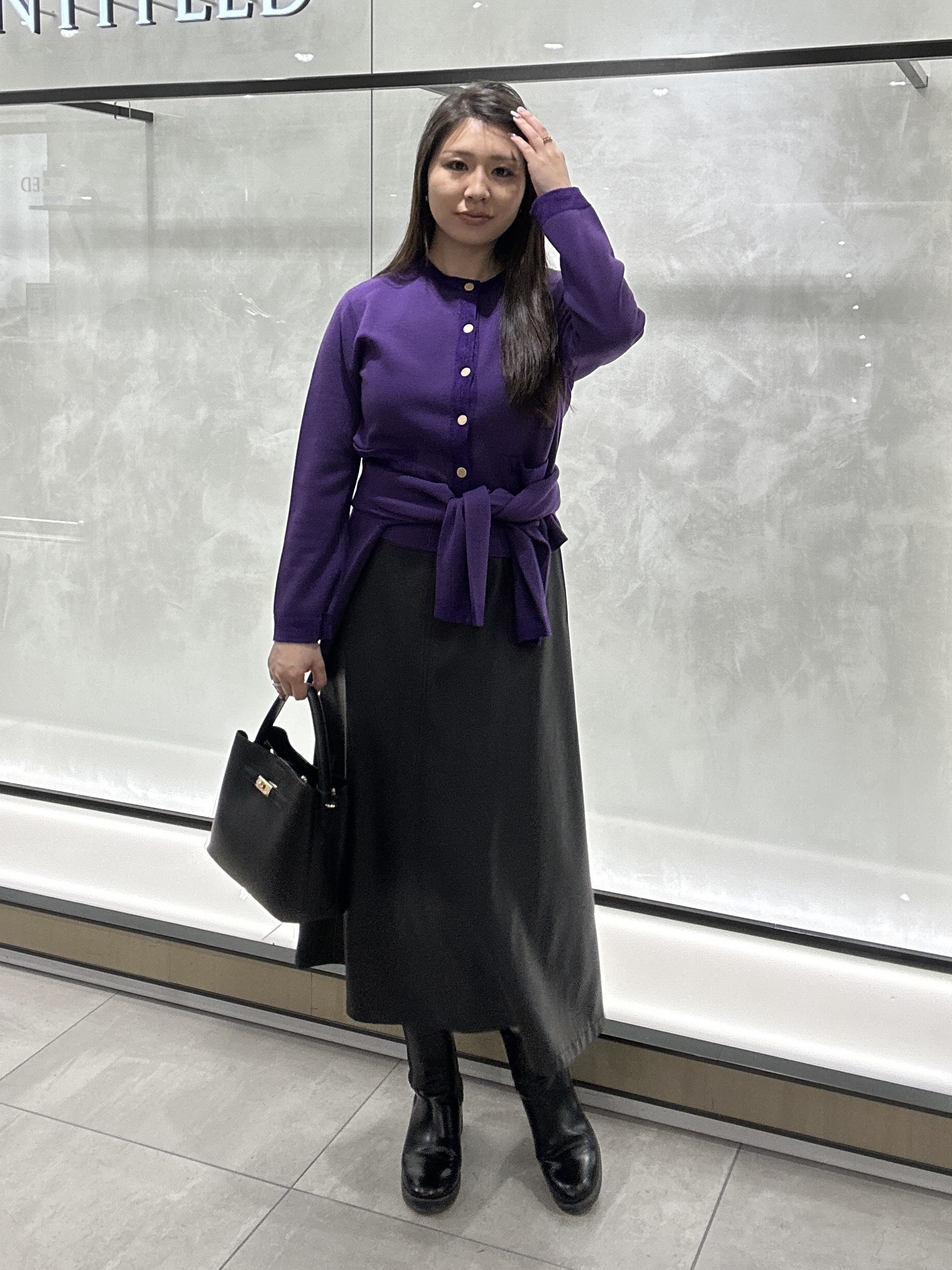 YURIさんの「UNTITLED｜【追加/新色】エアリーワンハンドルバッグ」を使ったコーディネート