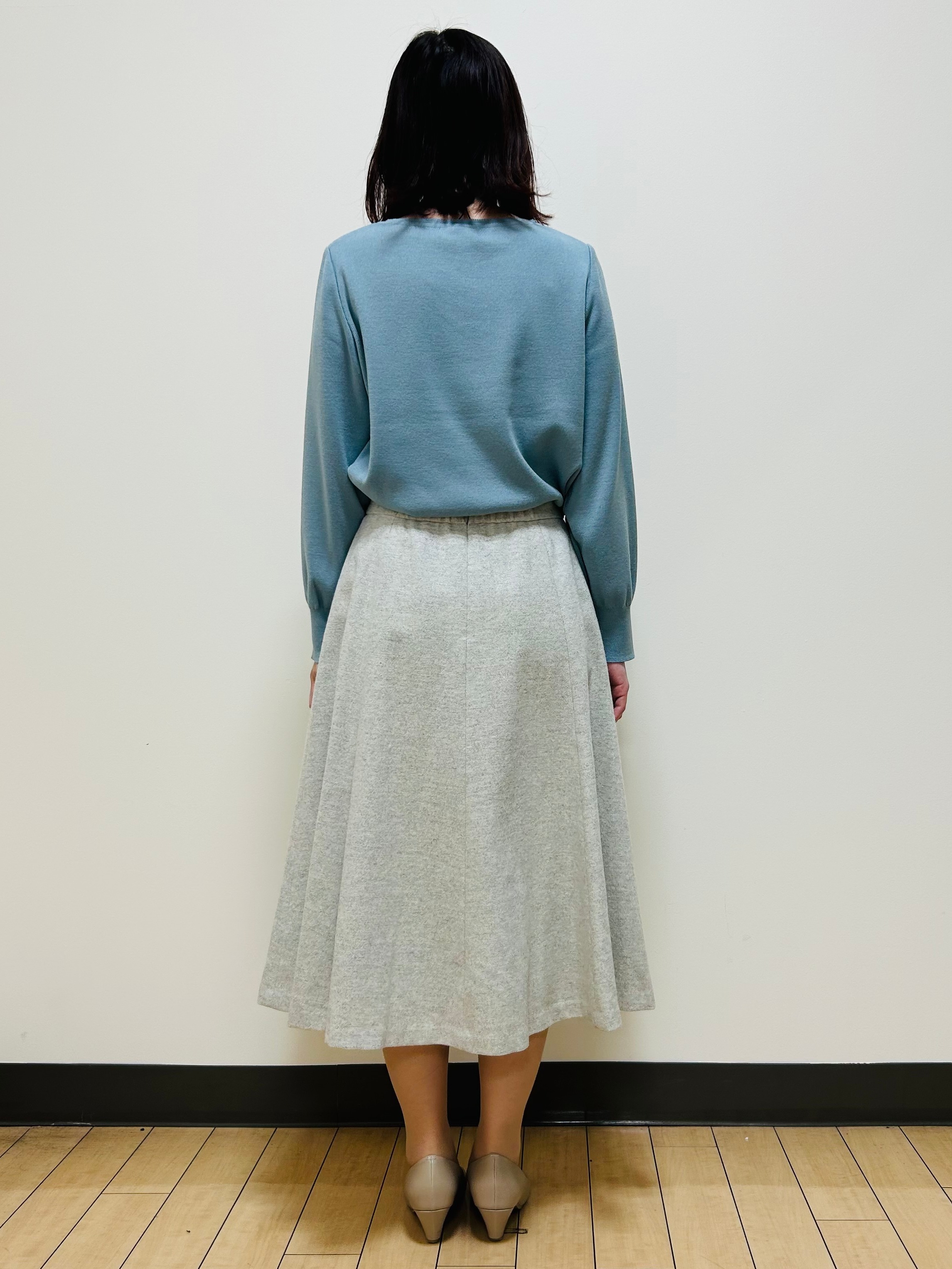 miiiさんの「Reflect｜【マシンウォッシュ】レース風編み柄ニット」を使ったコーディネート