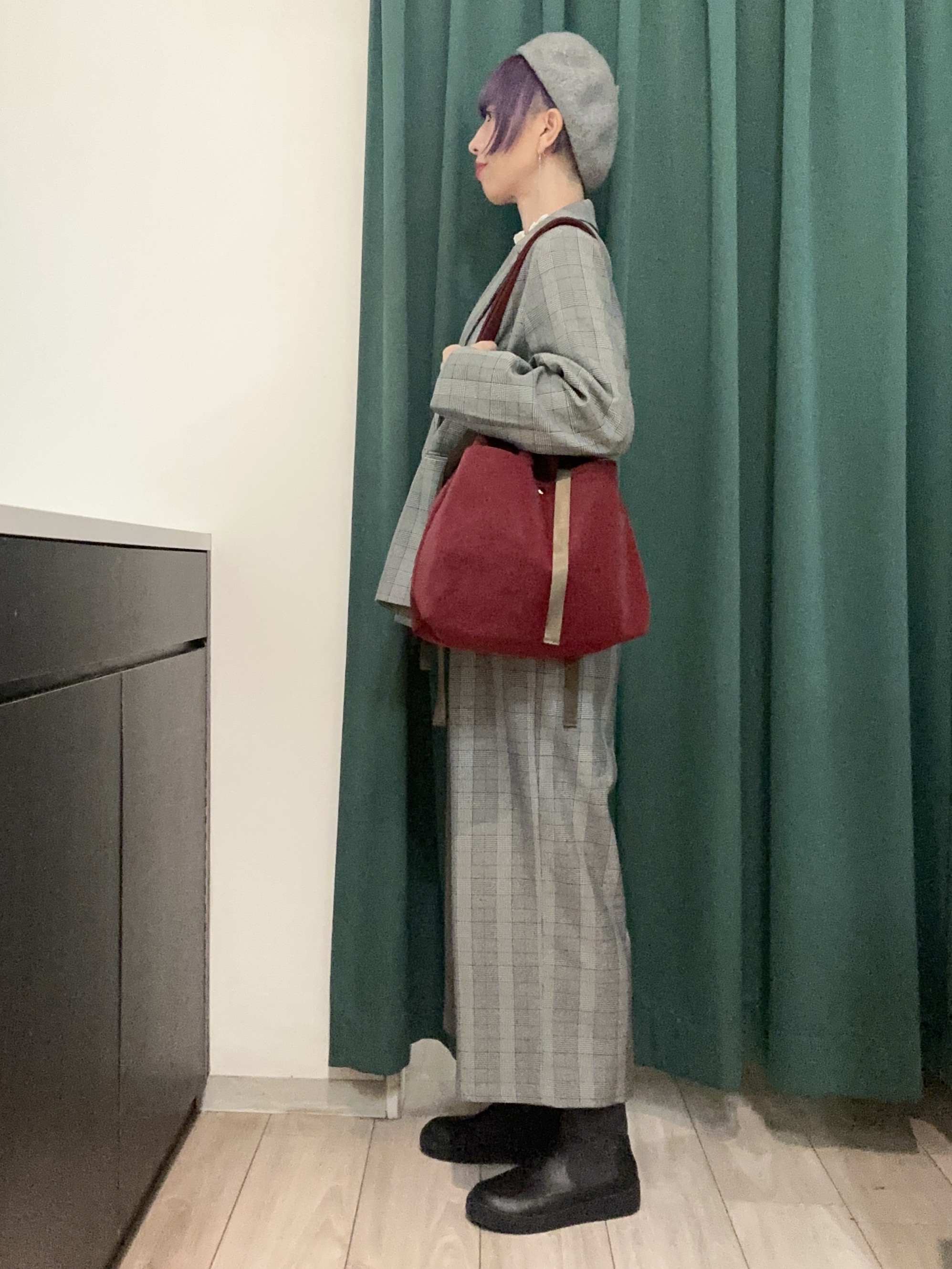 えまんさんの「SHOO･LA･RUE｜【セットアップ可/洗濯後しわになりにくい】ウールフィール ダブルジャケット」を使ったコーディネート