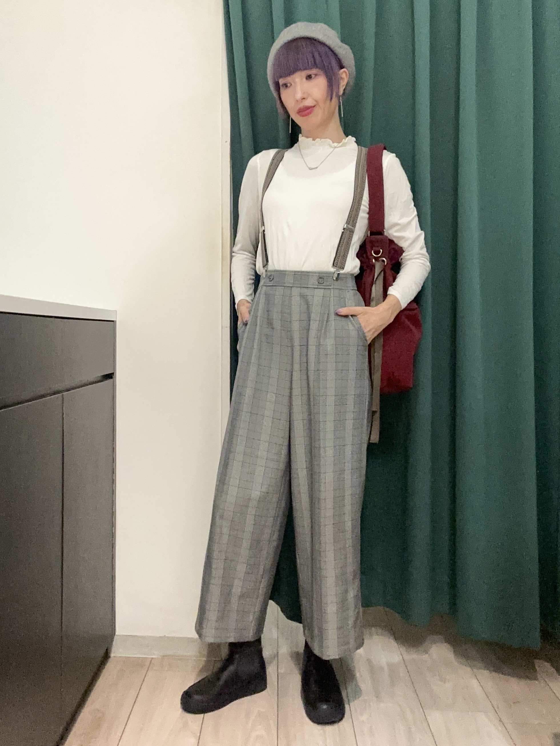 えまんさんの「SHOO･LA･RUE｜【セットアップ可/洗濯後しわになりにくい】ウールフィール ダブルジャケット」を使ったコーディネート