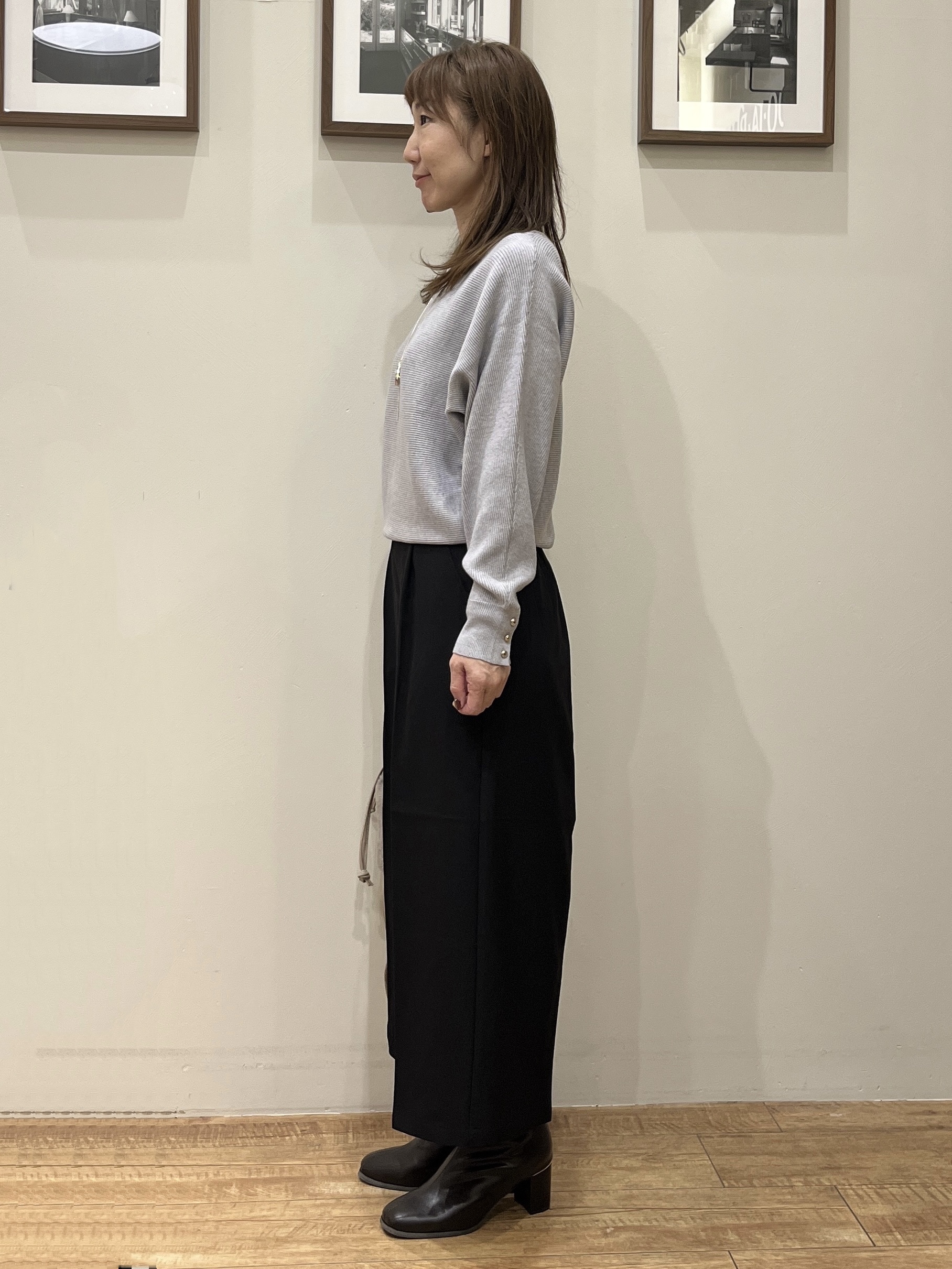 まつみさんの「SHOO･LA･RUE｜【撥水/S-LL/洗濯機可】2WAY中綿キルトジャケット」を使ったコーディネート