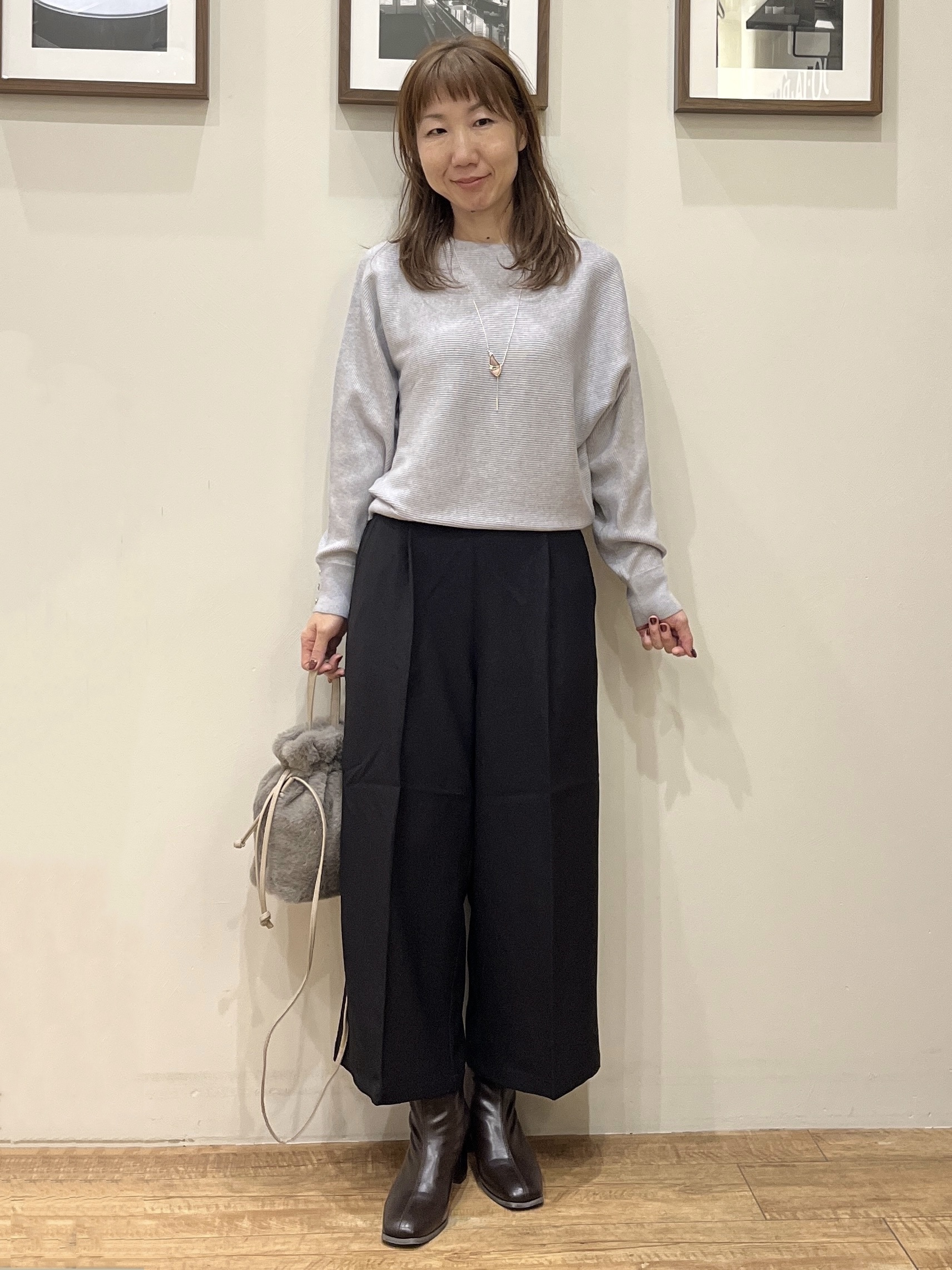 まつみさんの「SHOO･LA･RUE｜【撥水/S-LL/洗濯機可】2WAY中綿キルトジャケット」を使ったコーディネート