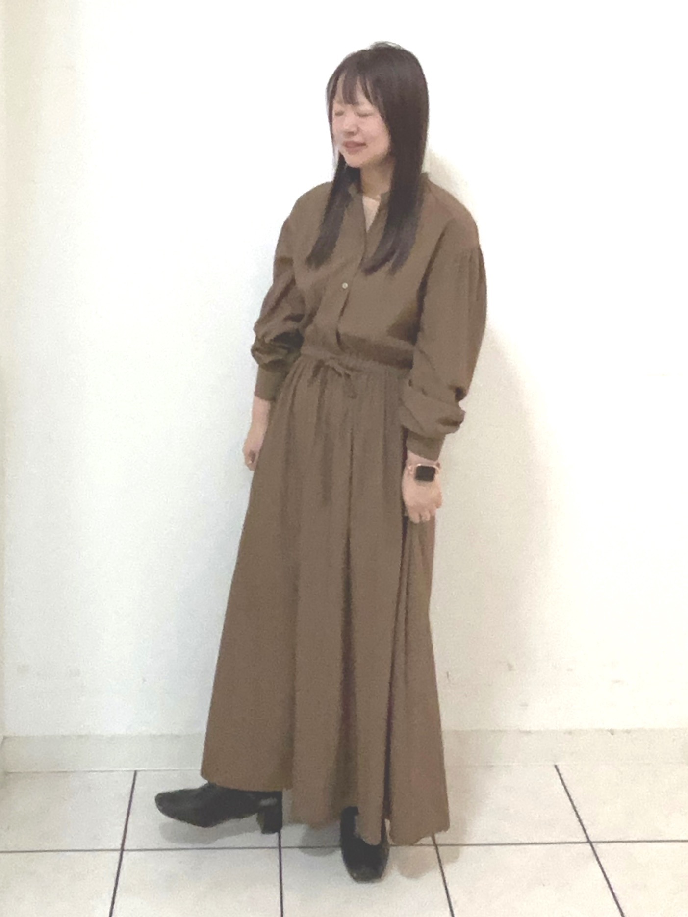 タマさんの「UNTITLED｜ドレープワンピース」を使ったコーディネート