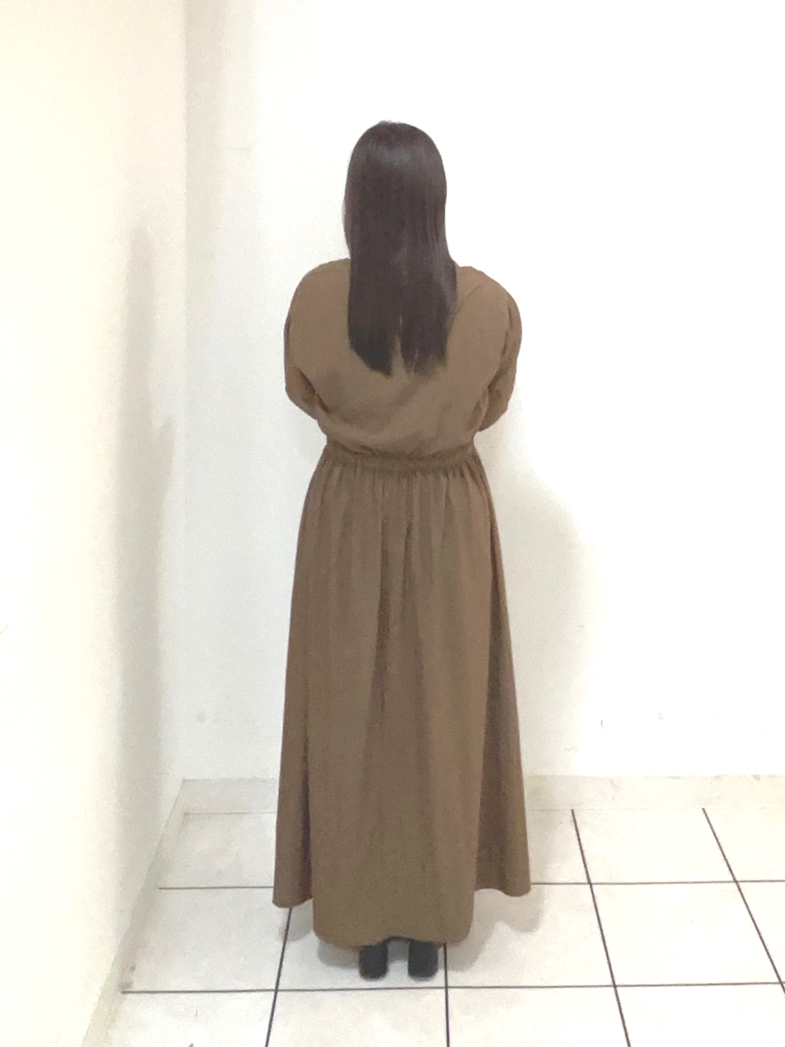 タマさんの「UNTITLED｜ドレープワンピース」を使ったコーディネート