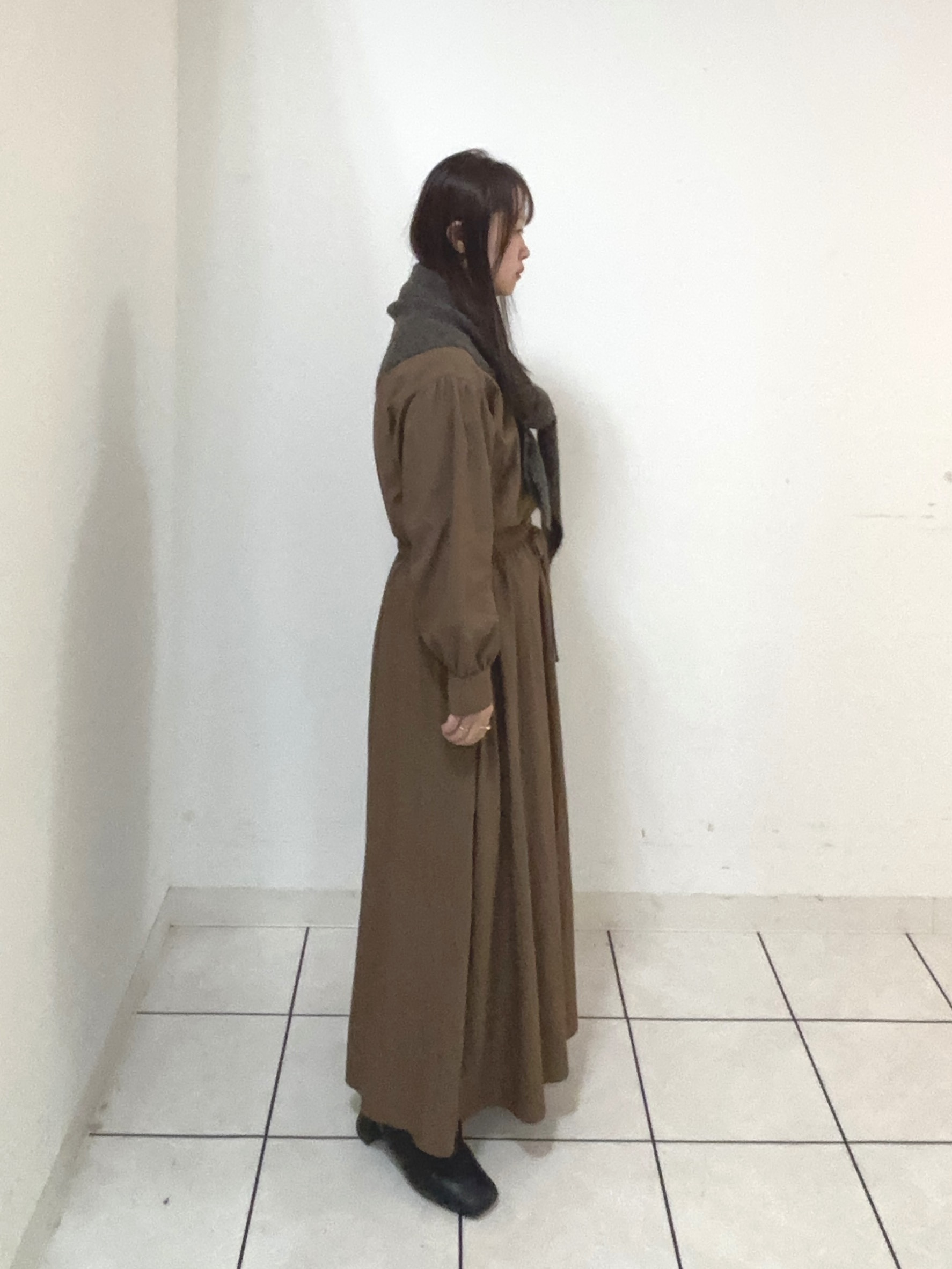 タマさんの「UNTITLED｜ドレープワンピース」を使ったコーディネート