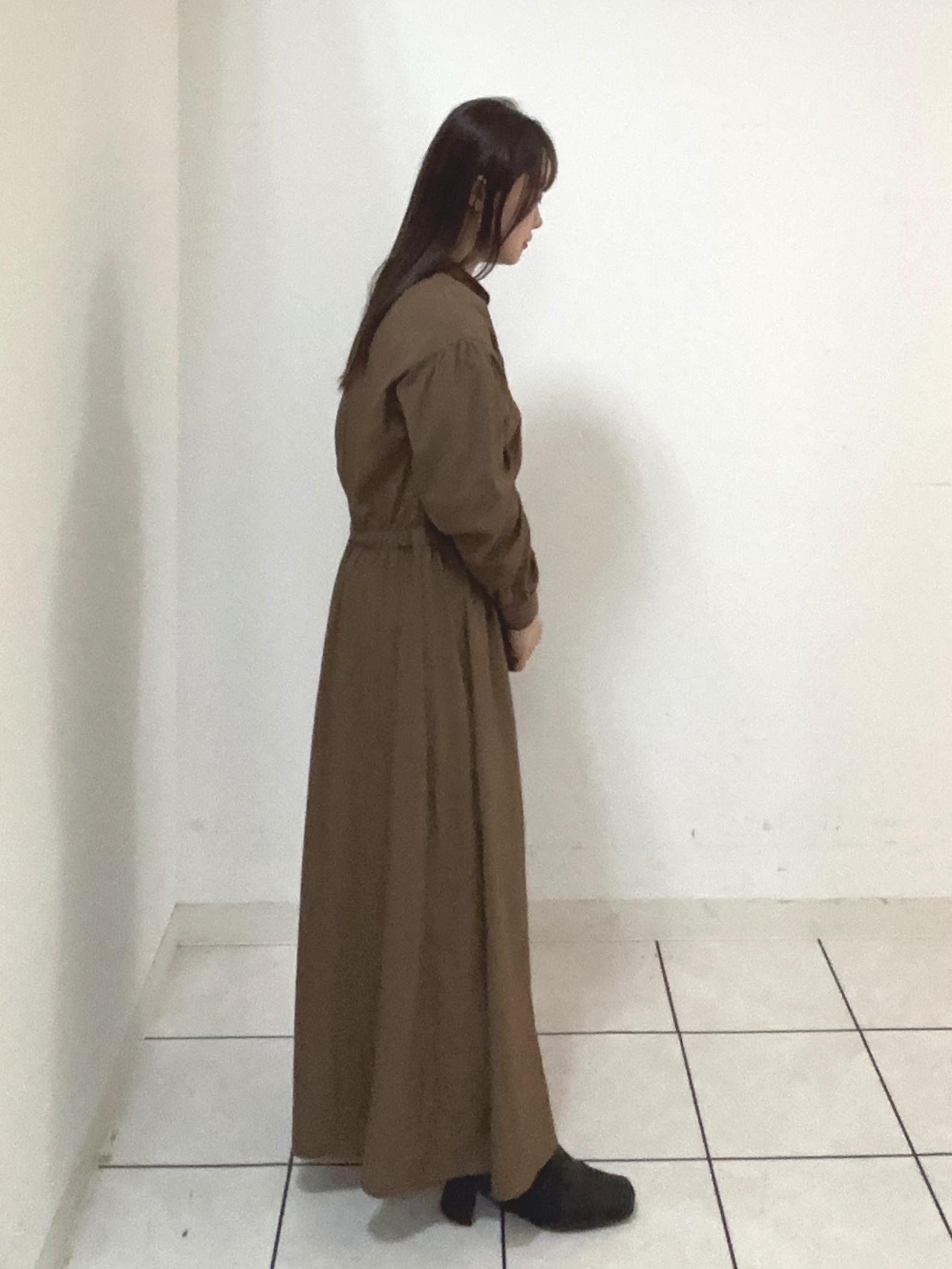 タマさんの「UNTITLED｜ドレープワンピース」を使ったコーディネート