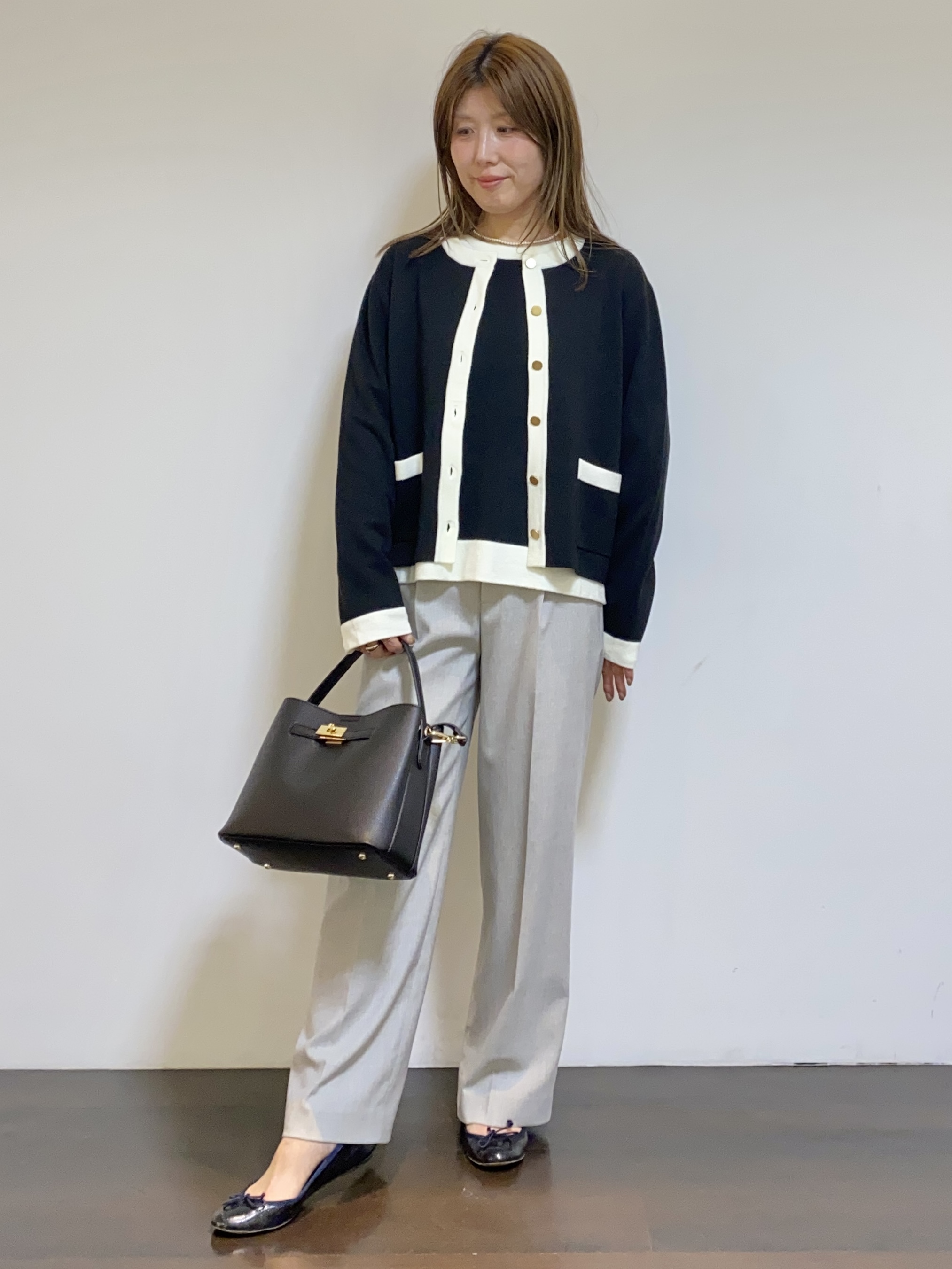 tomoさんの「UNTITLED｜【軽アウター/ウール100】ウールショートコート」を使ったコーディネート