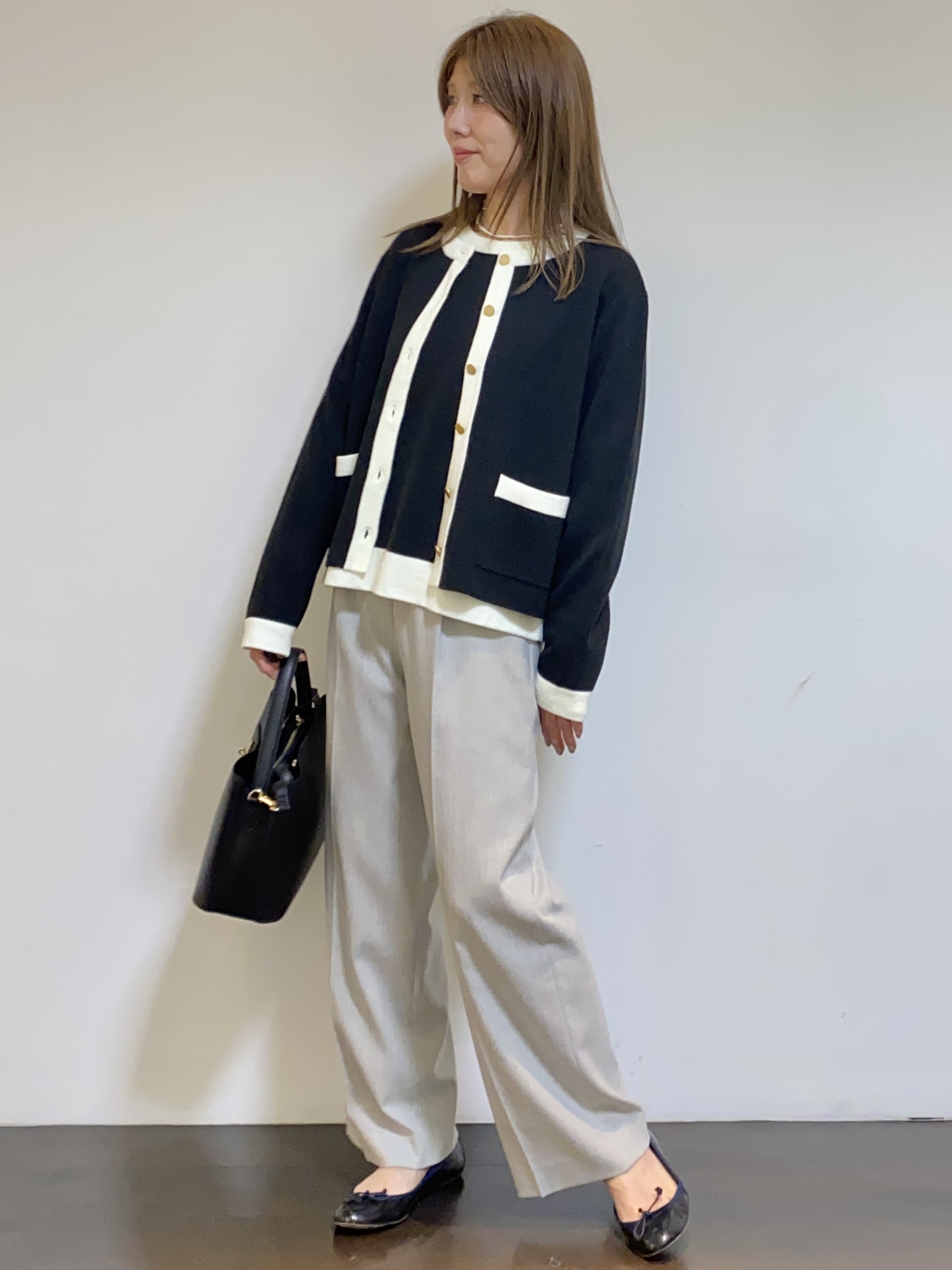 tomoさんの「UNTITLED｜【軽アウター/ウール100】ウールショートコート」を使ったコーディネート