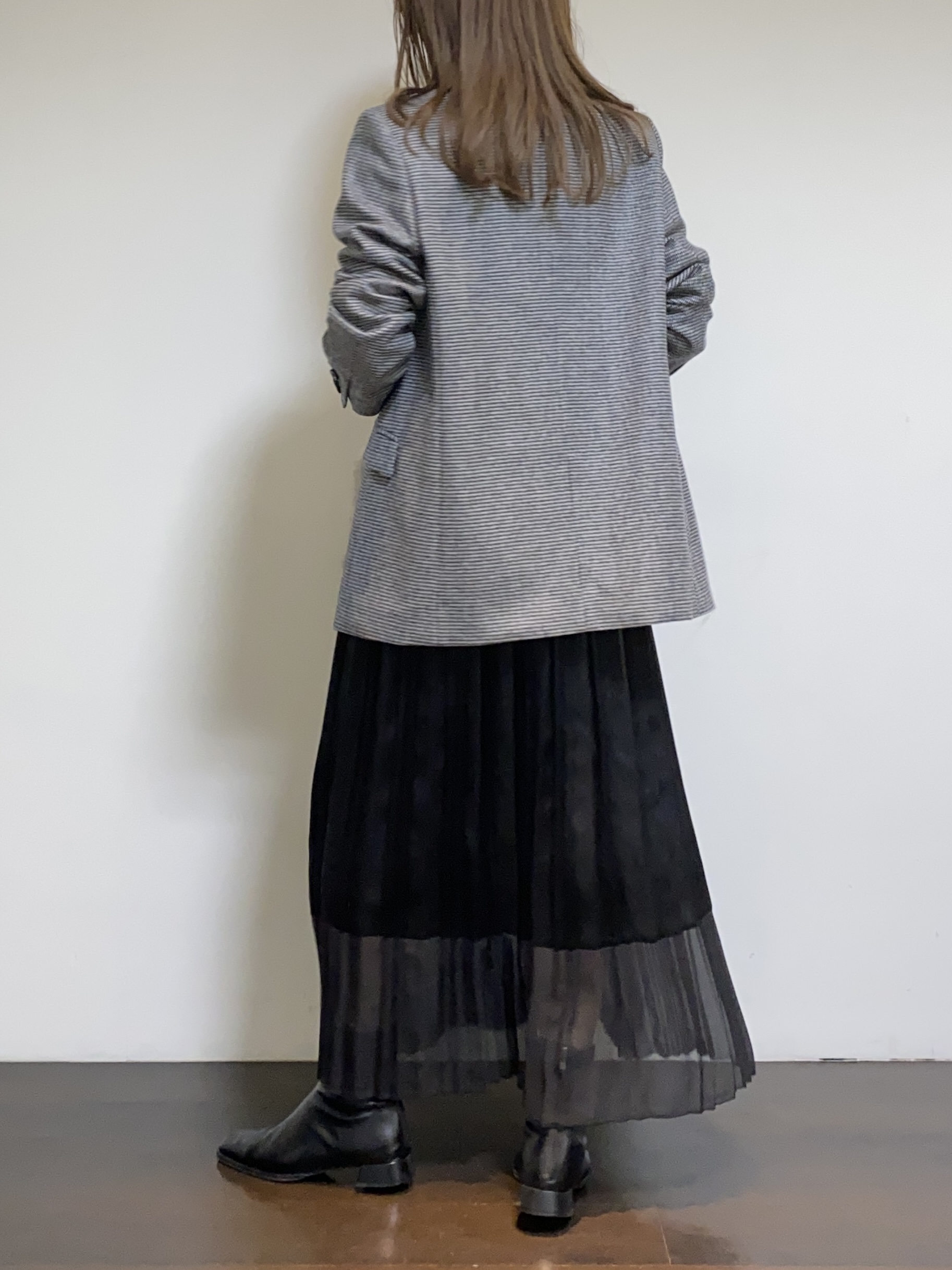 tomoさんの「UNTITLED｜【セットアップ可/通勤にも】ウールダブルジャケット」を使ったコーディネート