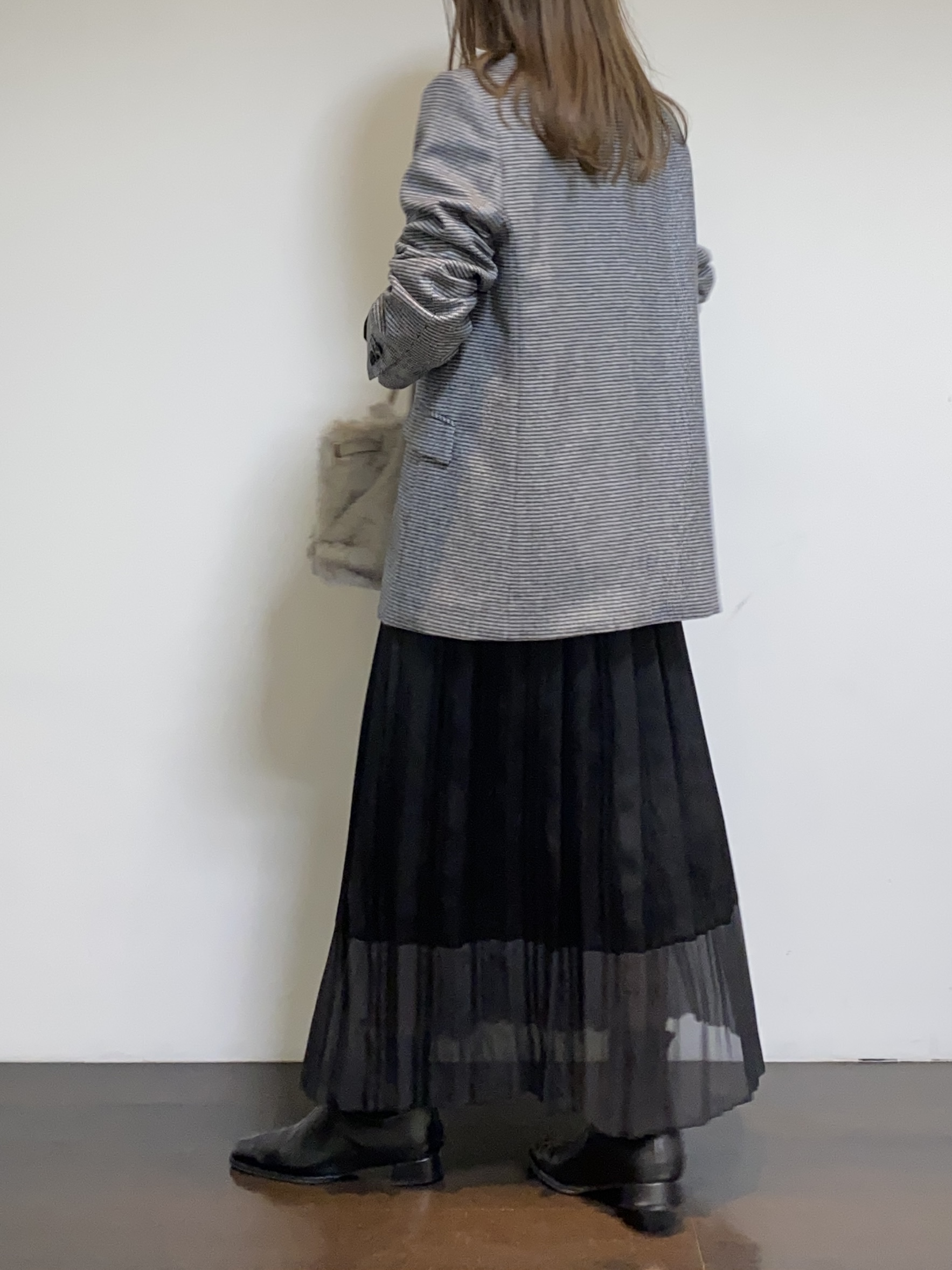 tomoさんの「UNTITLED｜【セットアップ可/通勤にも】ウールダブルジャケット」を使ったコーディネート