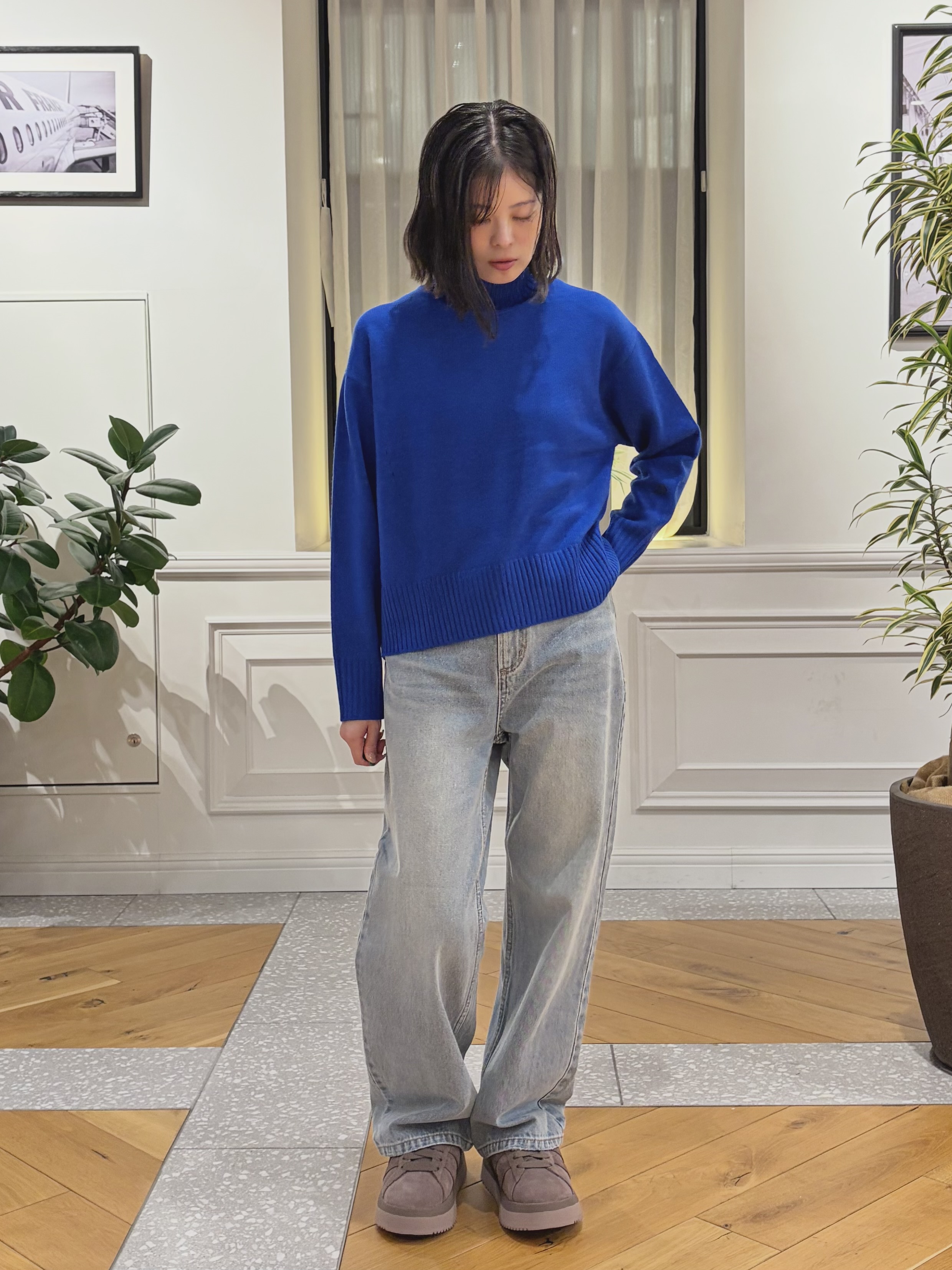 pupiさんの「DRESSTERIOR｜【STORY11月号掲載】チェックバックウォームテックブルゾン」を使ったコーディネート