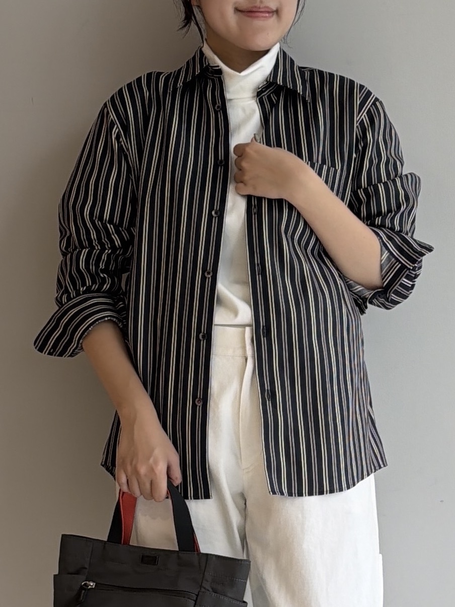 Akutagawaさんの「TAKEO KIKUCHI｜【BOWLER HAT LABEL】オフタートル プルオーバージャージ」を使ったコーディネート
