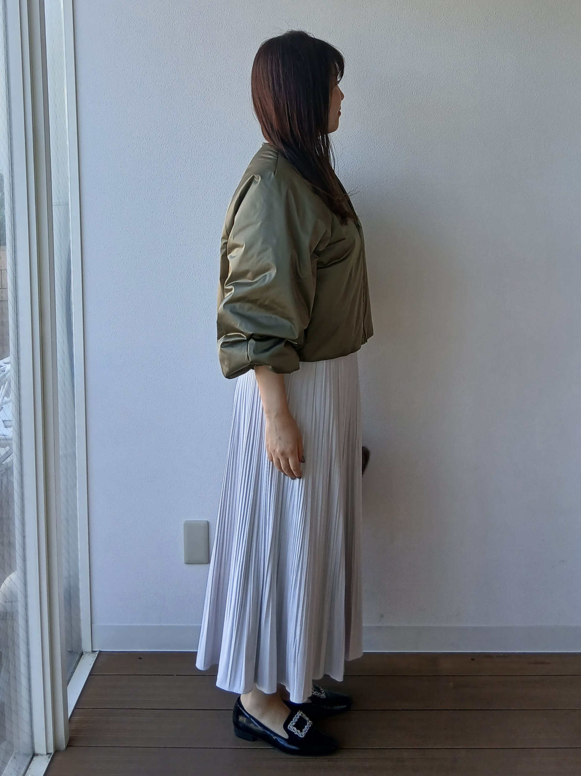 なみきさんの「UNTITLED｜【軽アウター/中綿/秋冬コート】ショートブルゾン」を使ったコーディネート