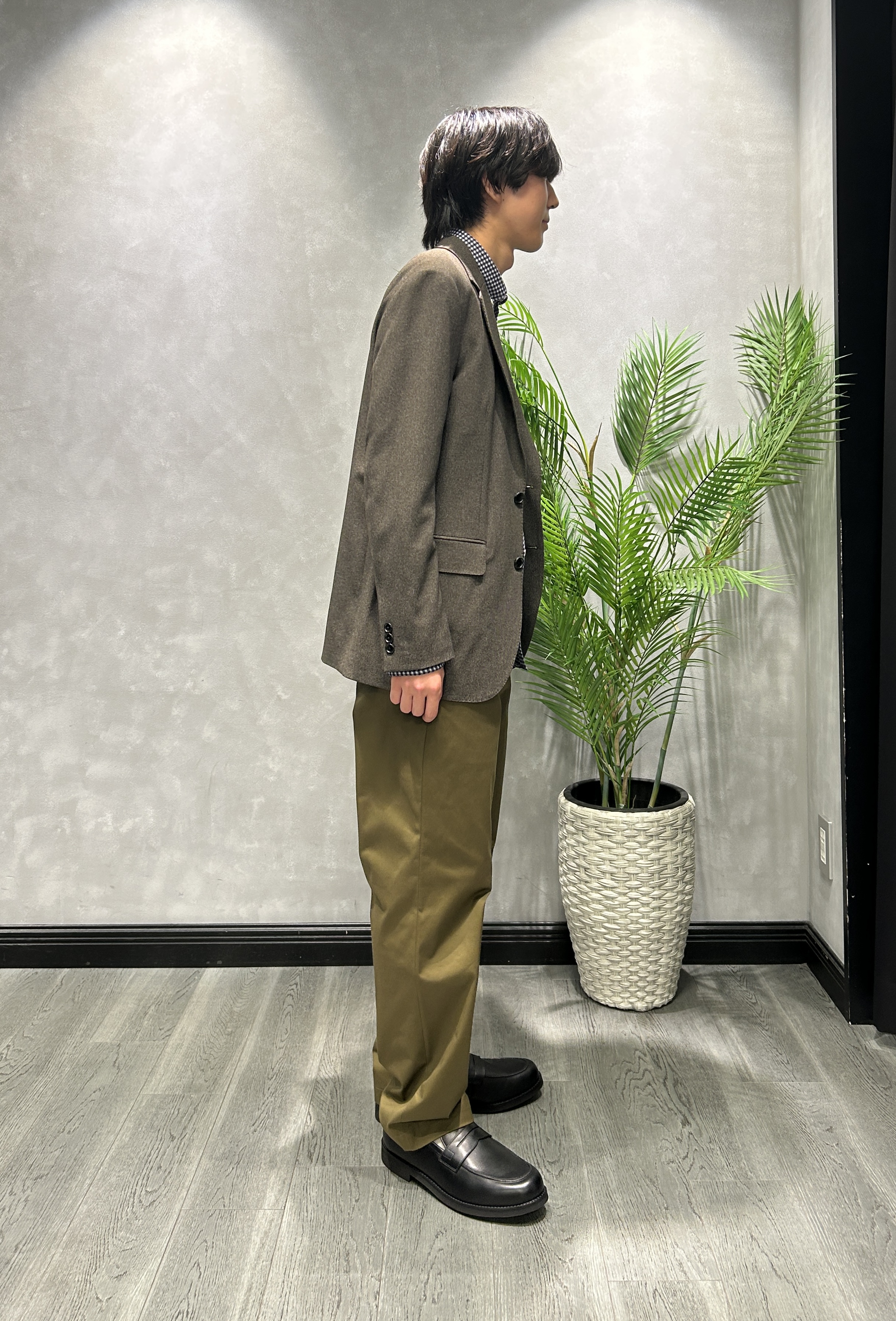 ruiさんの「TAKEO KIKUCHI｜ウールライクキャットフット ジャケット」を使ったコーディネート