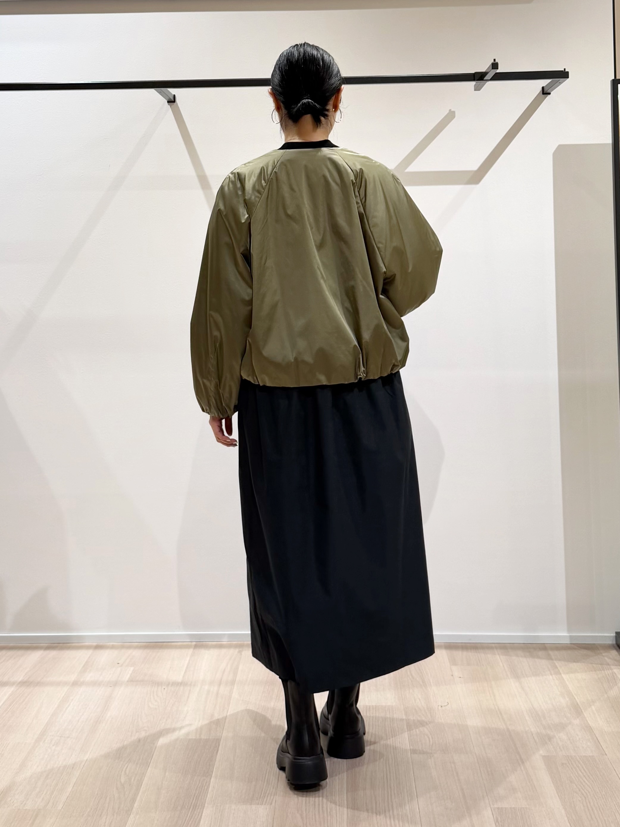 TOMOMIさんの「UNTITLED｜【軽アウター/中綿/秋冬コート】ショートブルゾン」を使ったコーディネート
