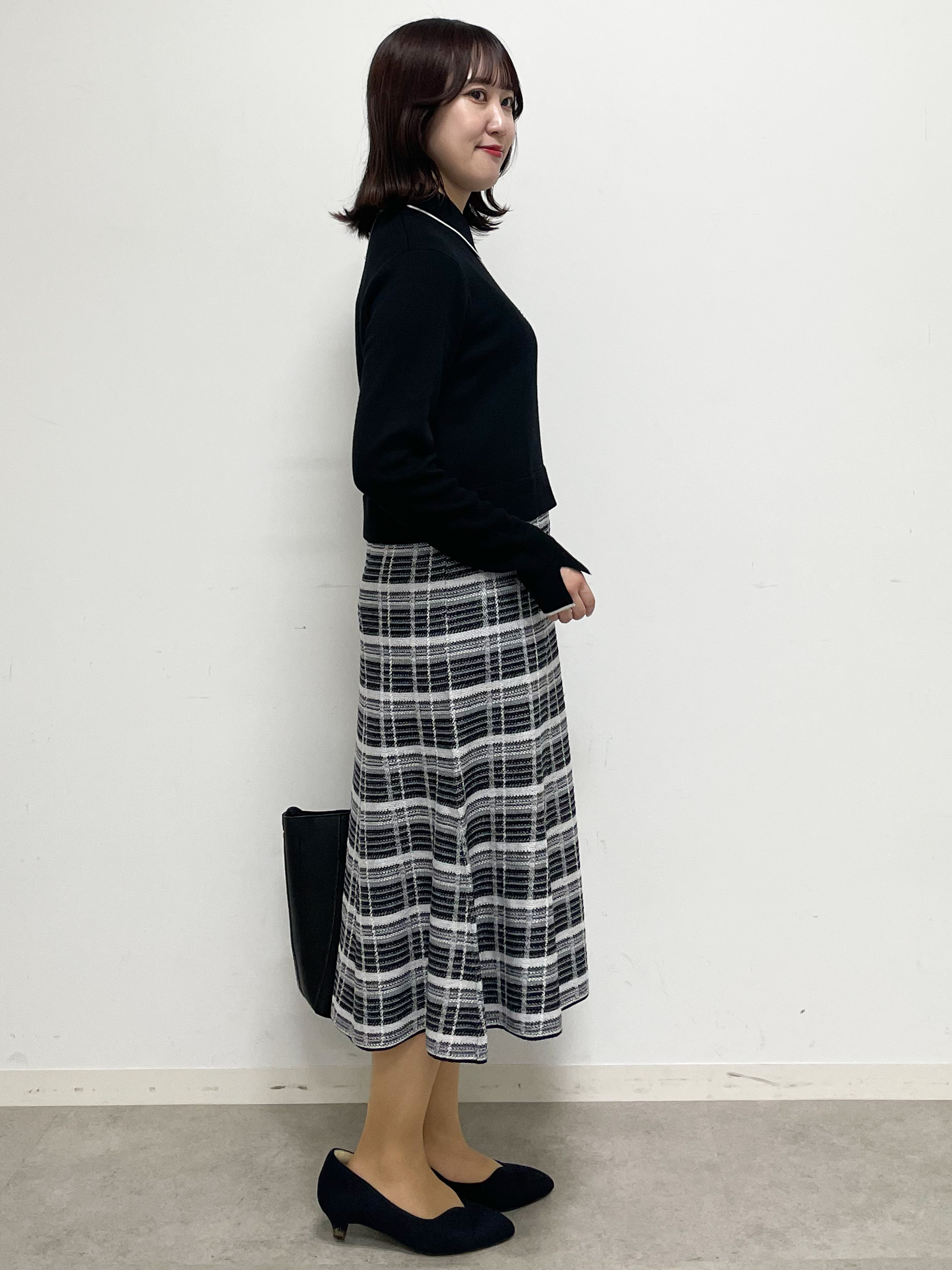 yukariさんの「Reflect｜【SS-4Lサイズ／セットアップ可】ペプラムデザイン テーラードジャケット」を使ったコーディネート