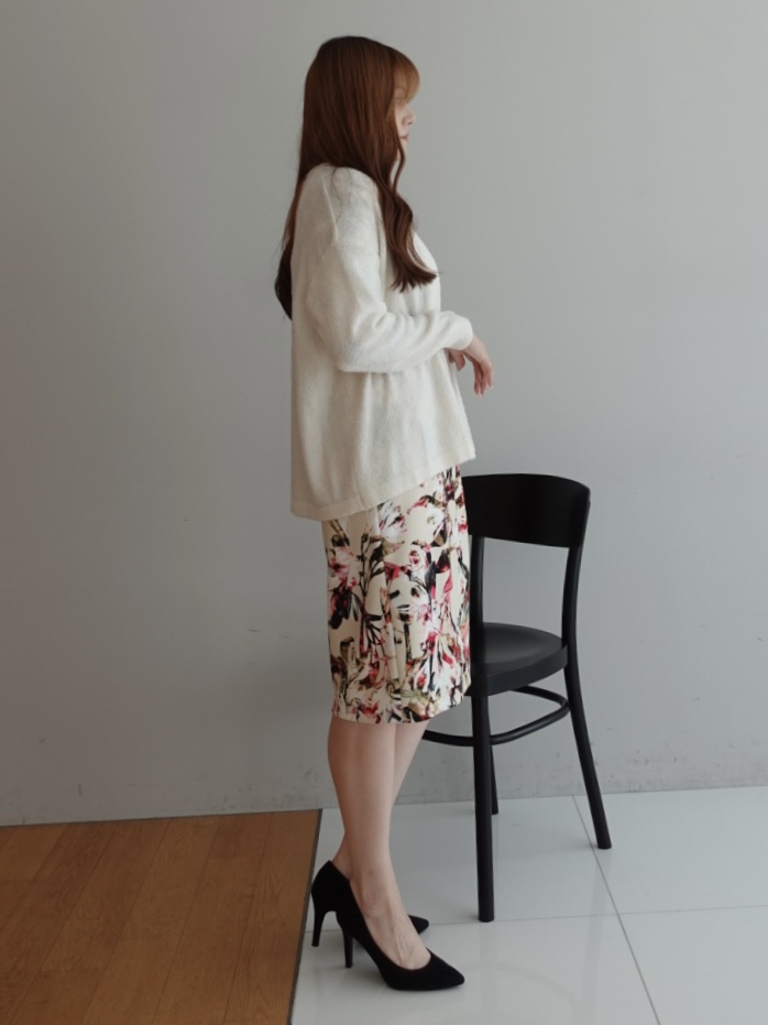 sayaさんの「COUP DE CHANCE｜【手洗い可／日本製】ふんわり着流しカーディガン」を使ったコーディネート