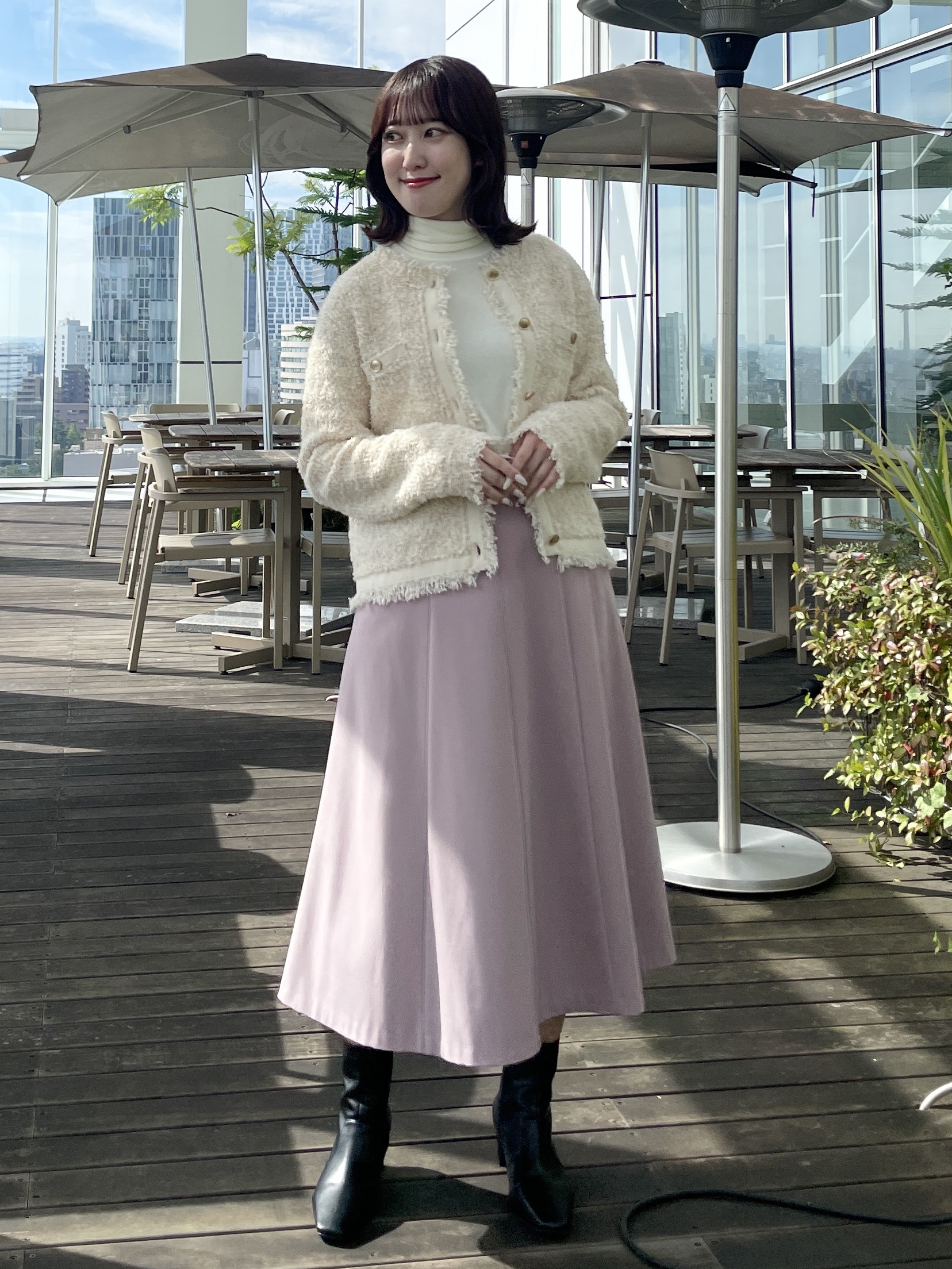 yukariさんの「Reflect｜【インナーに◎】タートルネックプルオーバー」を使ったコーディネート