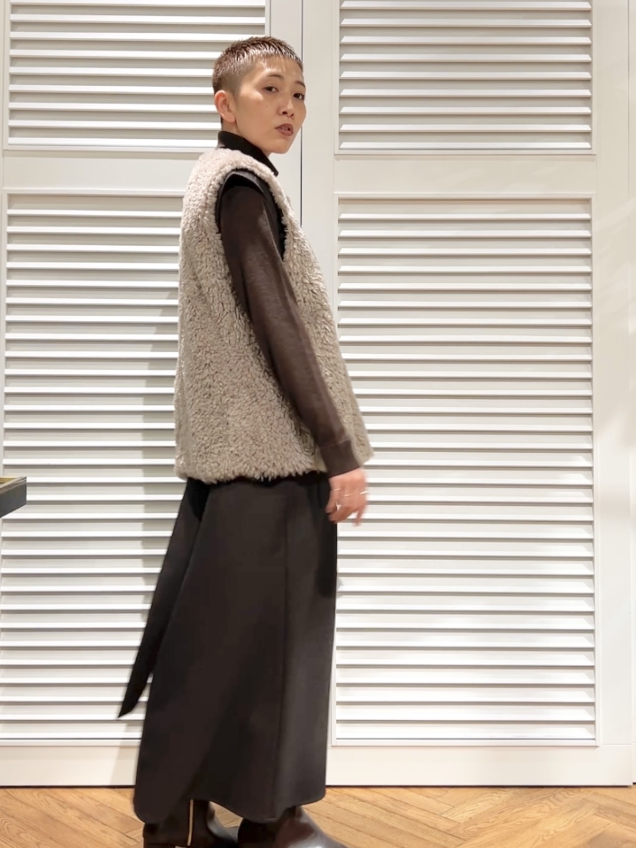 OCHIAIさんの「DRESSTERIOR｜エコファージレ」を使ったコーディネート
